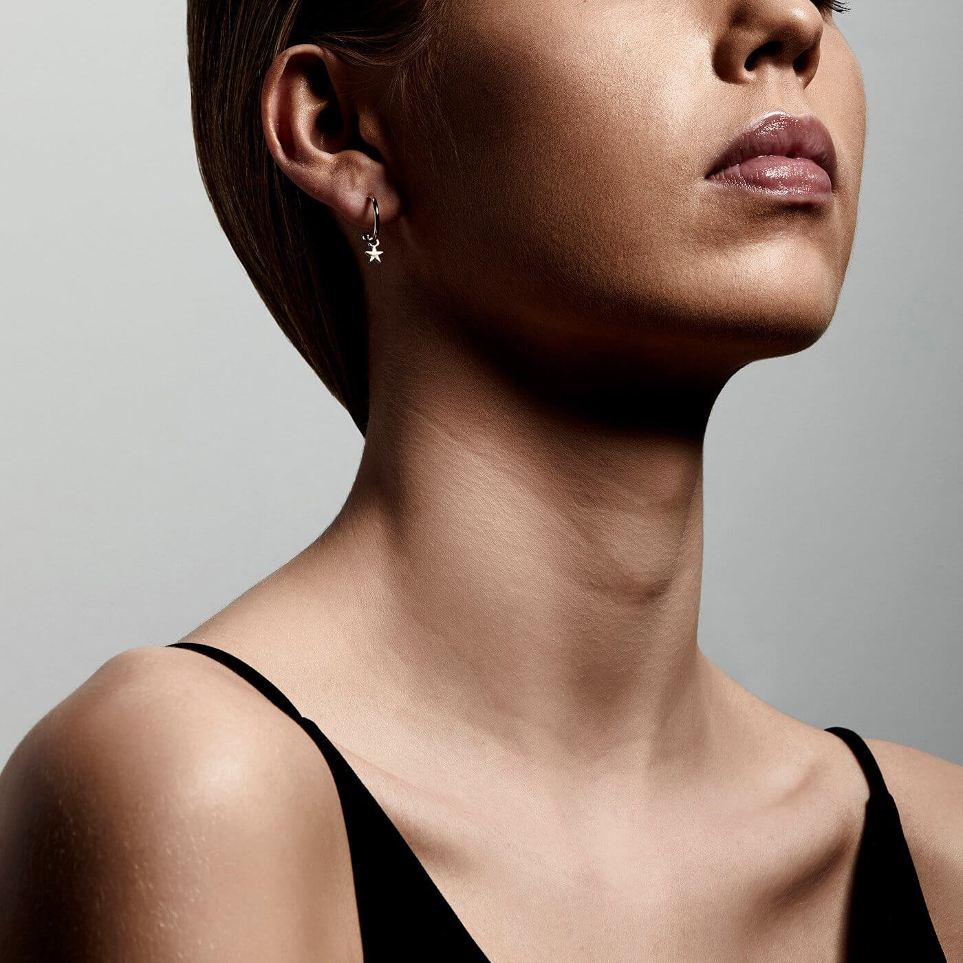 Pilgrim Ava Silver Small Hoop Earrings - Image 3