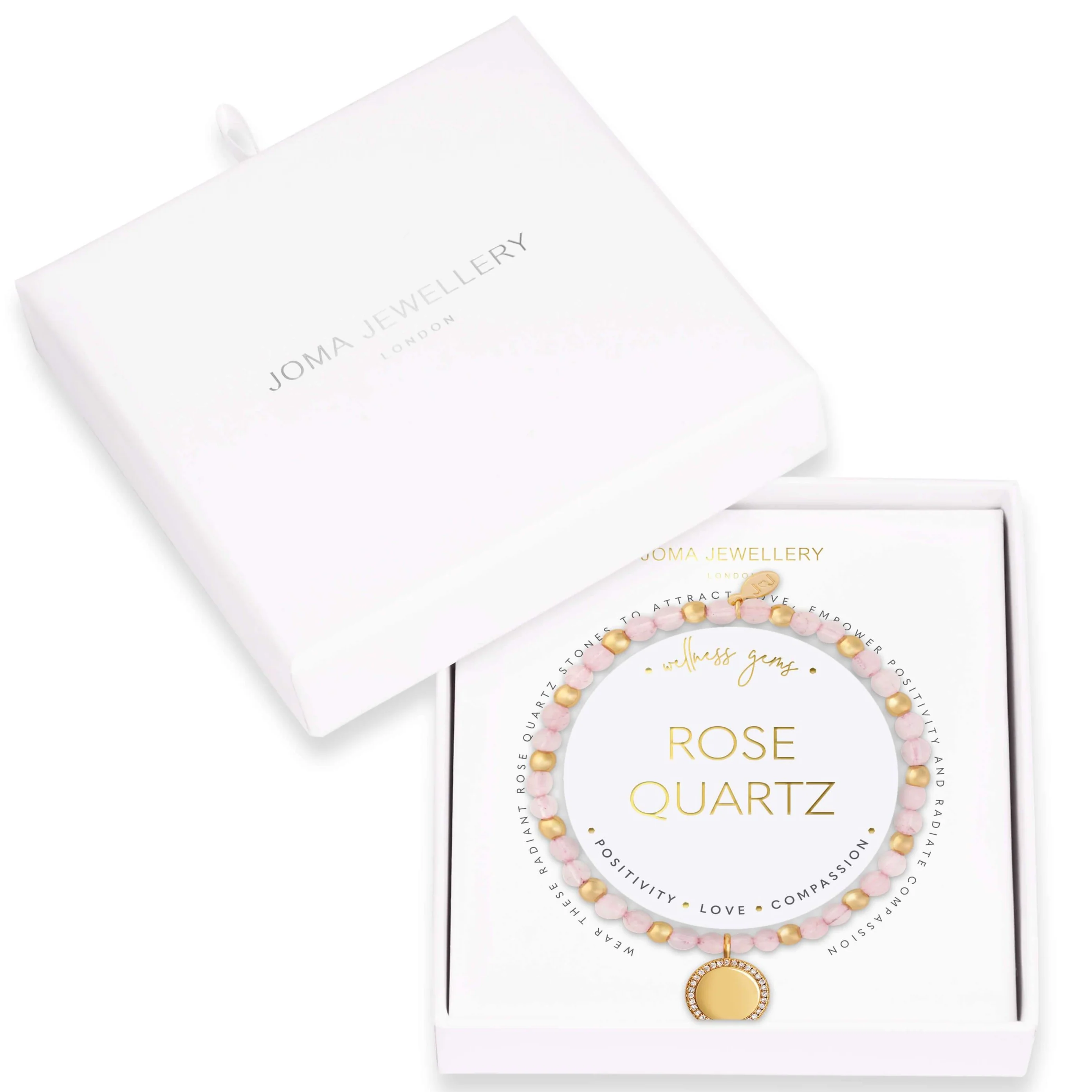Joma Wellness Gems Rose Quartz Bracelet