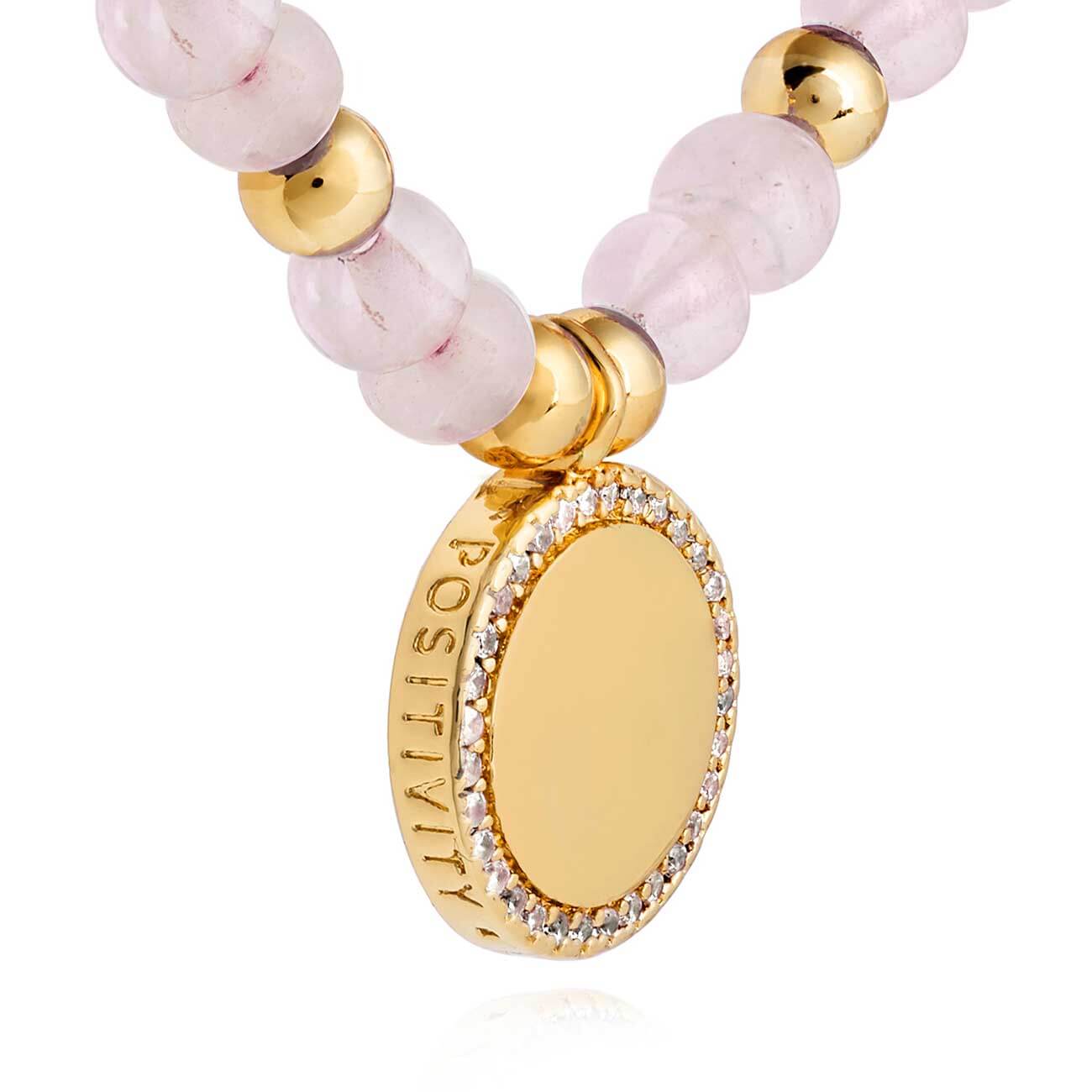 Joma Wellness Gems Rose Quartz Bracelet - Image 3