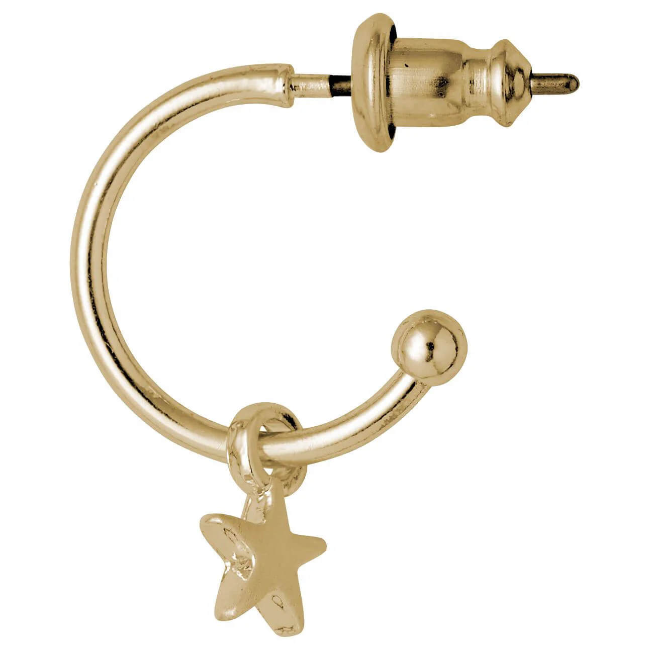 Pilgrim Ava Gold Small Hoop Earrings - Image 3