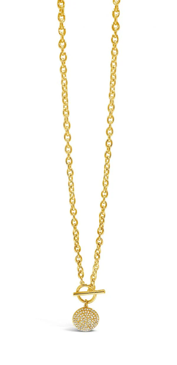 Absolute Gold Disc Necklace - Image 2