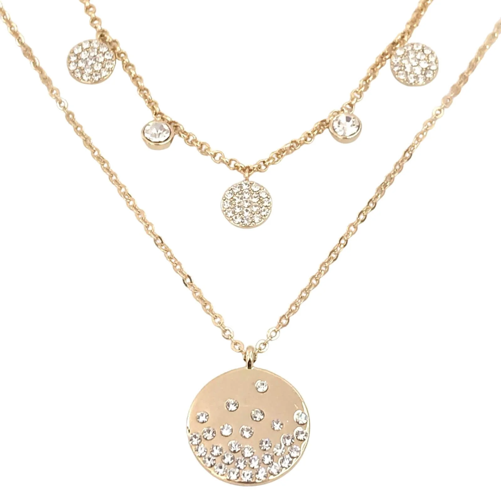 Absolute Sparkler Double Necklace - Gold - Image 2