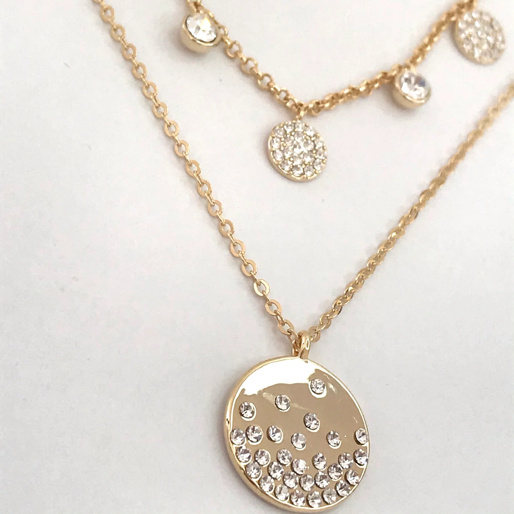 Absolute Sparkler Double Necklace - Gold - Image 3