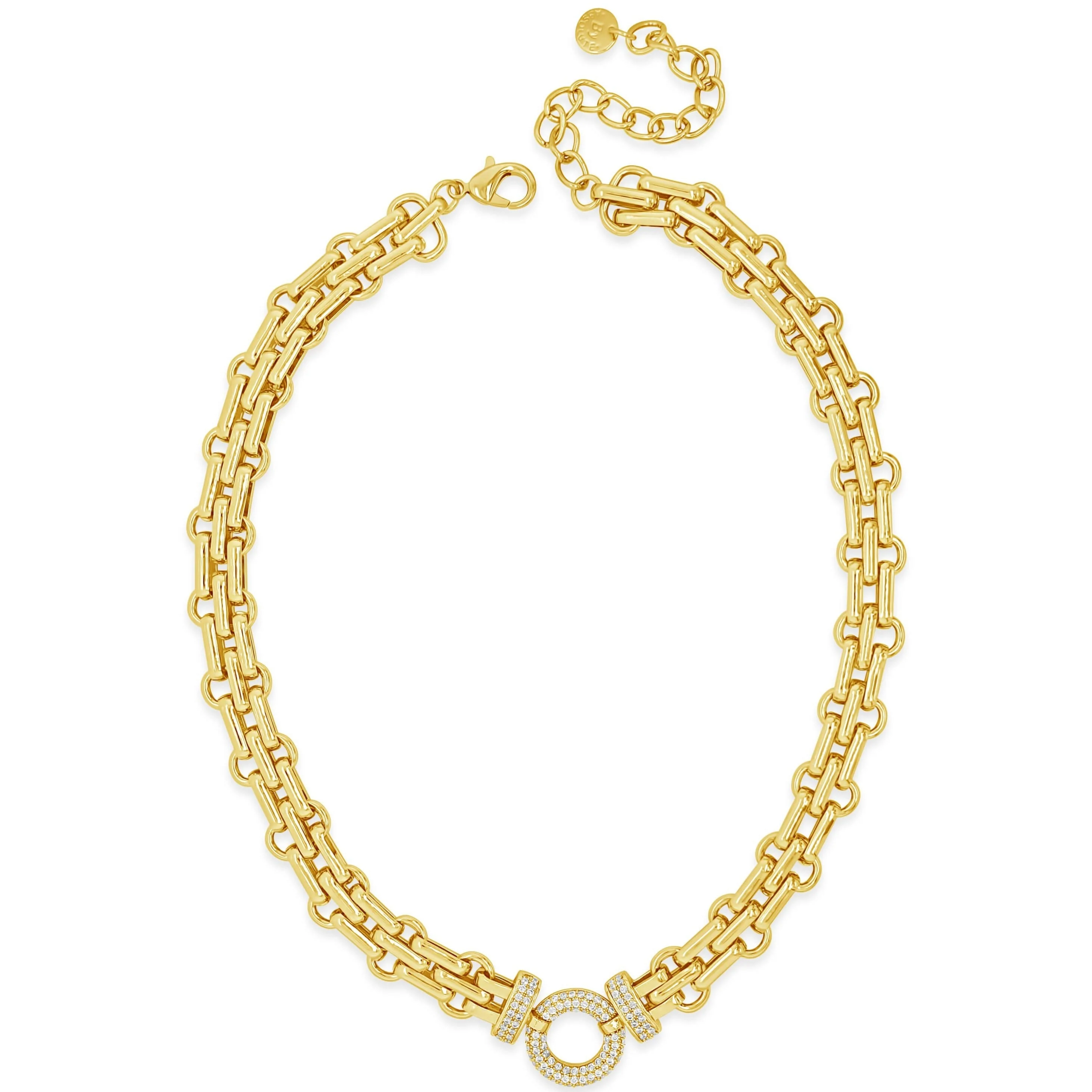 Absolute Gold Chunky Link Necklace - Image 2