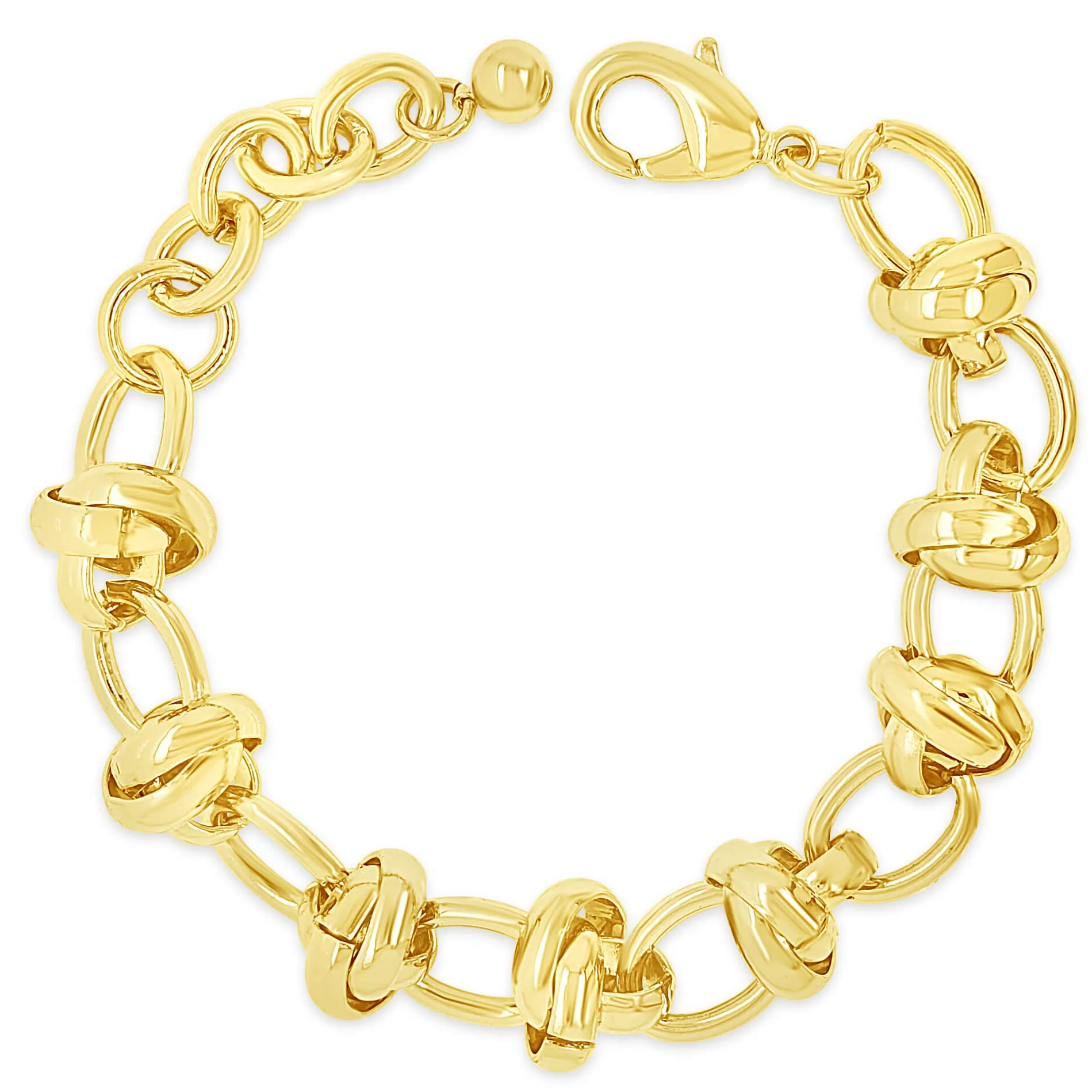 Absolute Gold Multi Chunky Link Bracelet