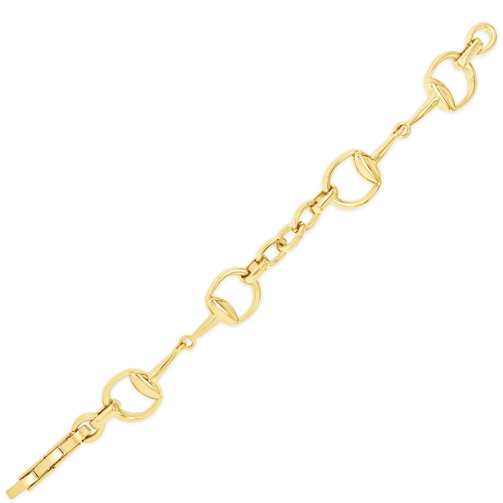 Absolute Gold Saddle Link Bracelet