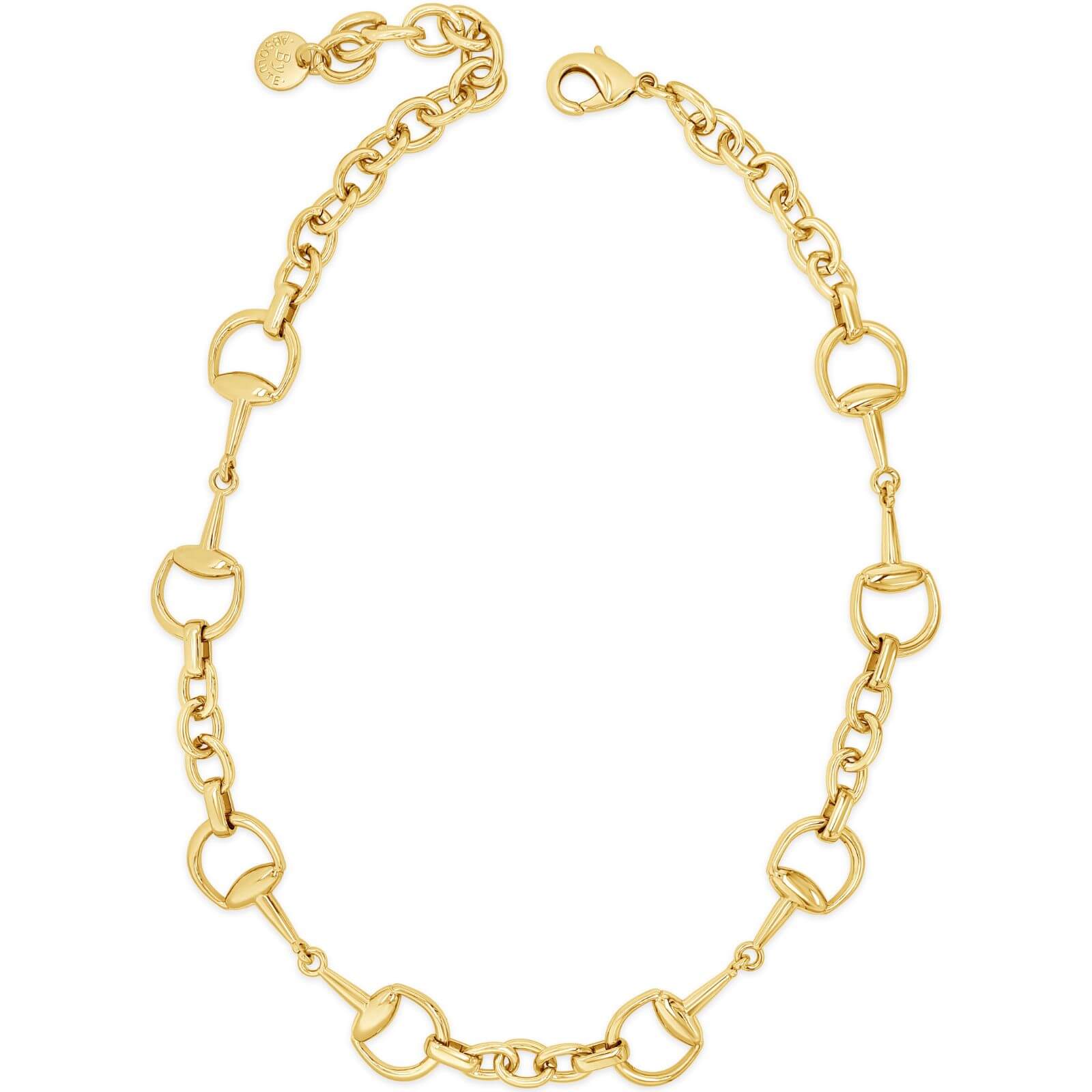 Absolute Gold Saddle Link Necklace