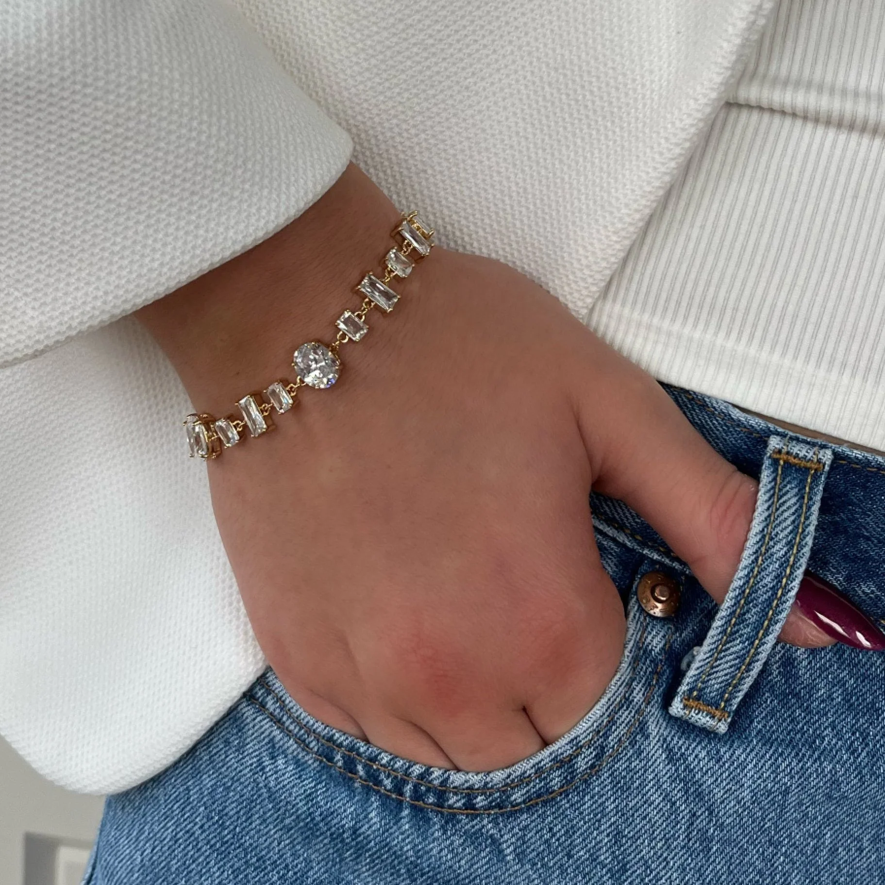Absolute Gold Sparkle Bracelet - Image 2