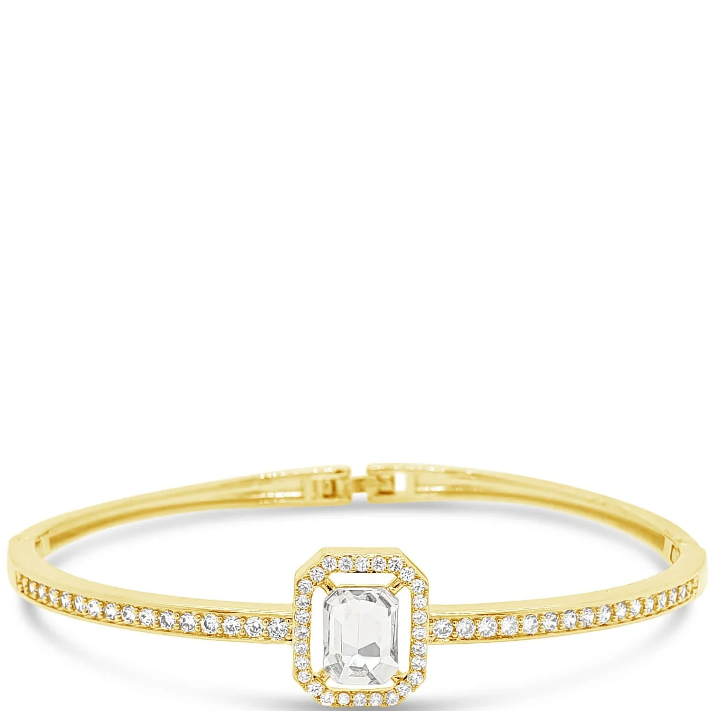 Absolute Gold Square Pendant Bangle