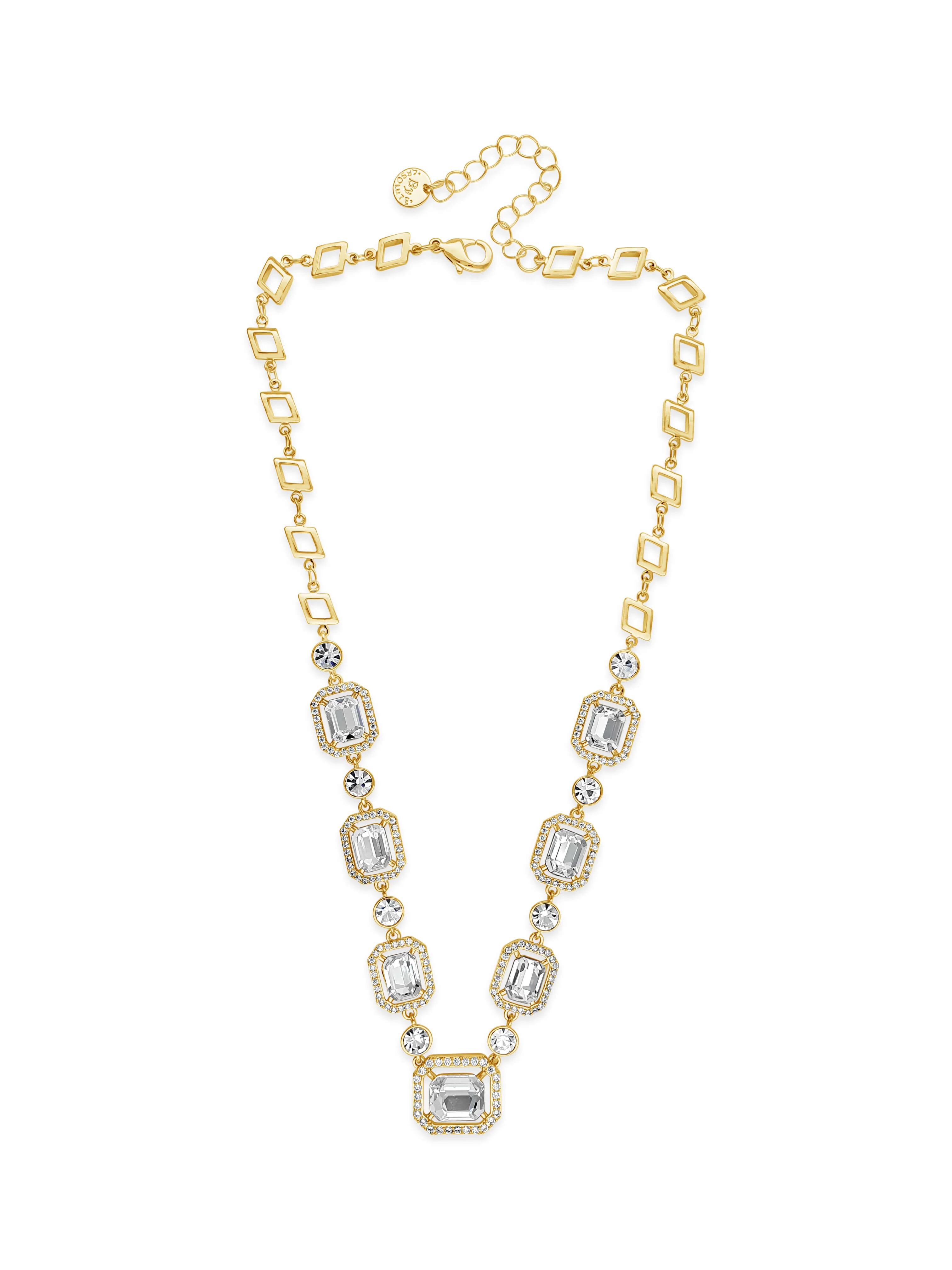 Absolute Gold Square Pendant Necklace - Image 2