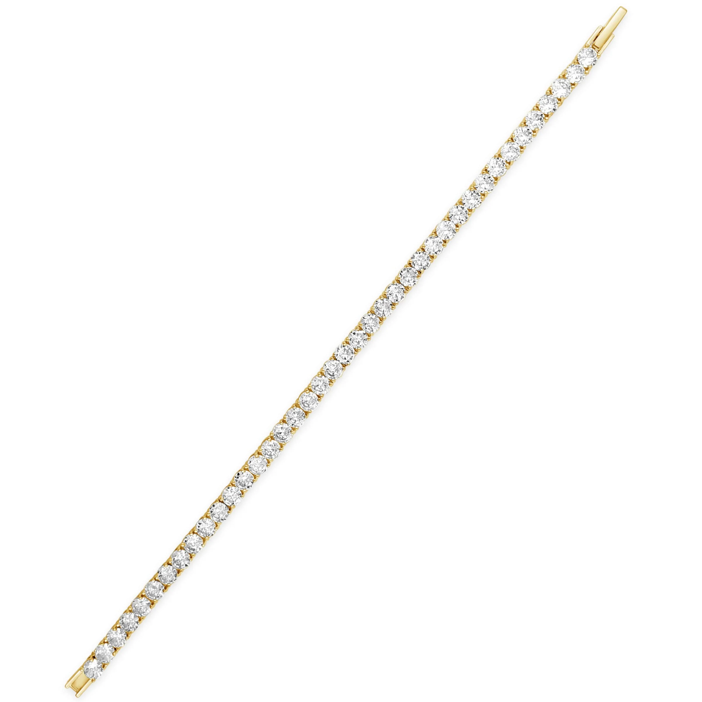Absolute Gold Tennis Bracelet