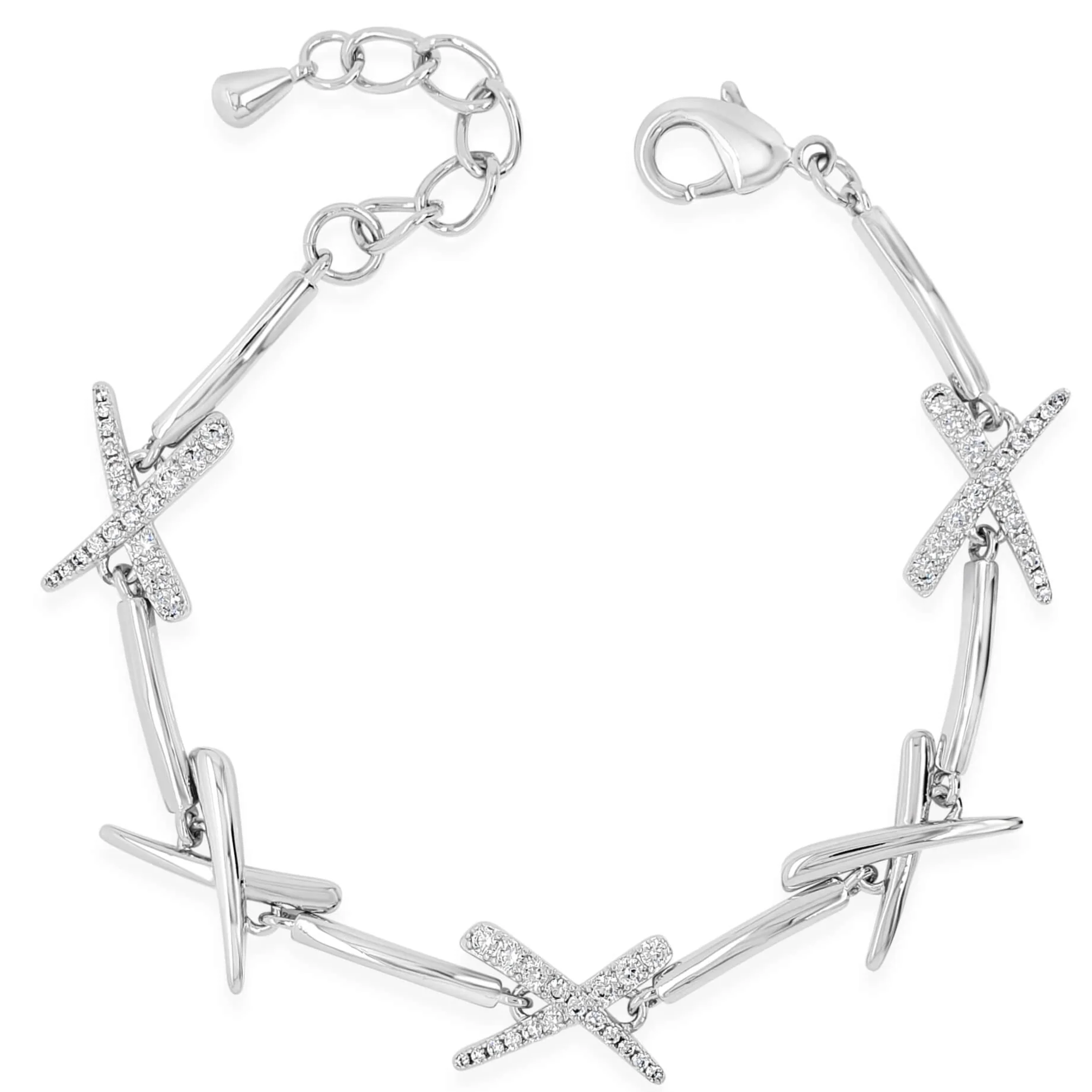 Absolute Silver Kisses Bracelet