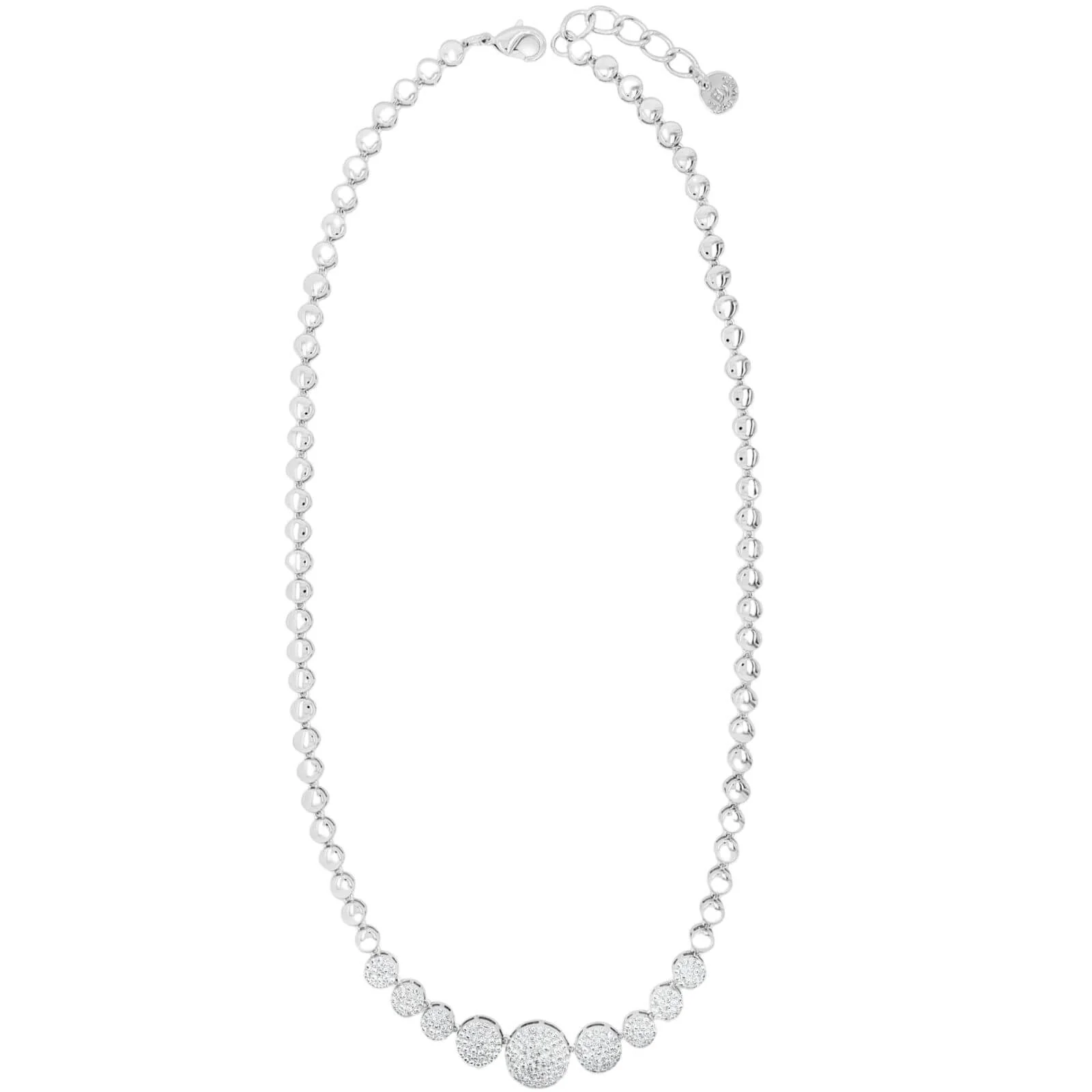 Absolute Silver Disc Necklace - Image 2