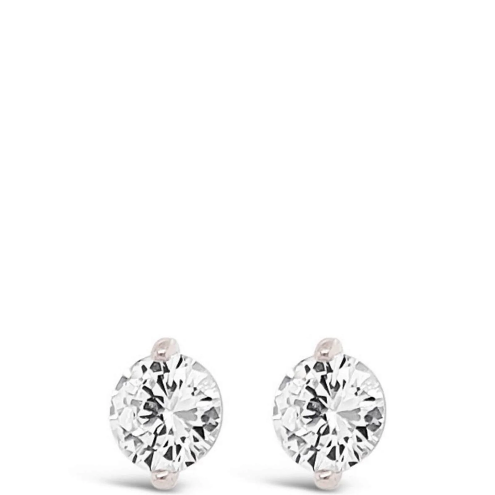 Absolute Silver Small Cubic Zircona Earrings