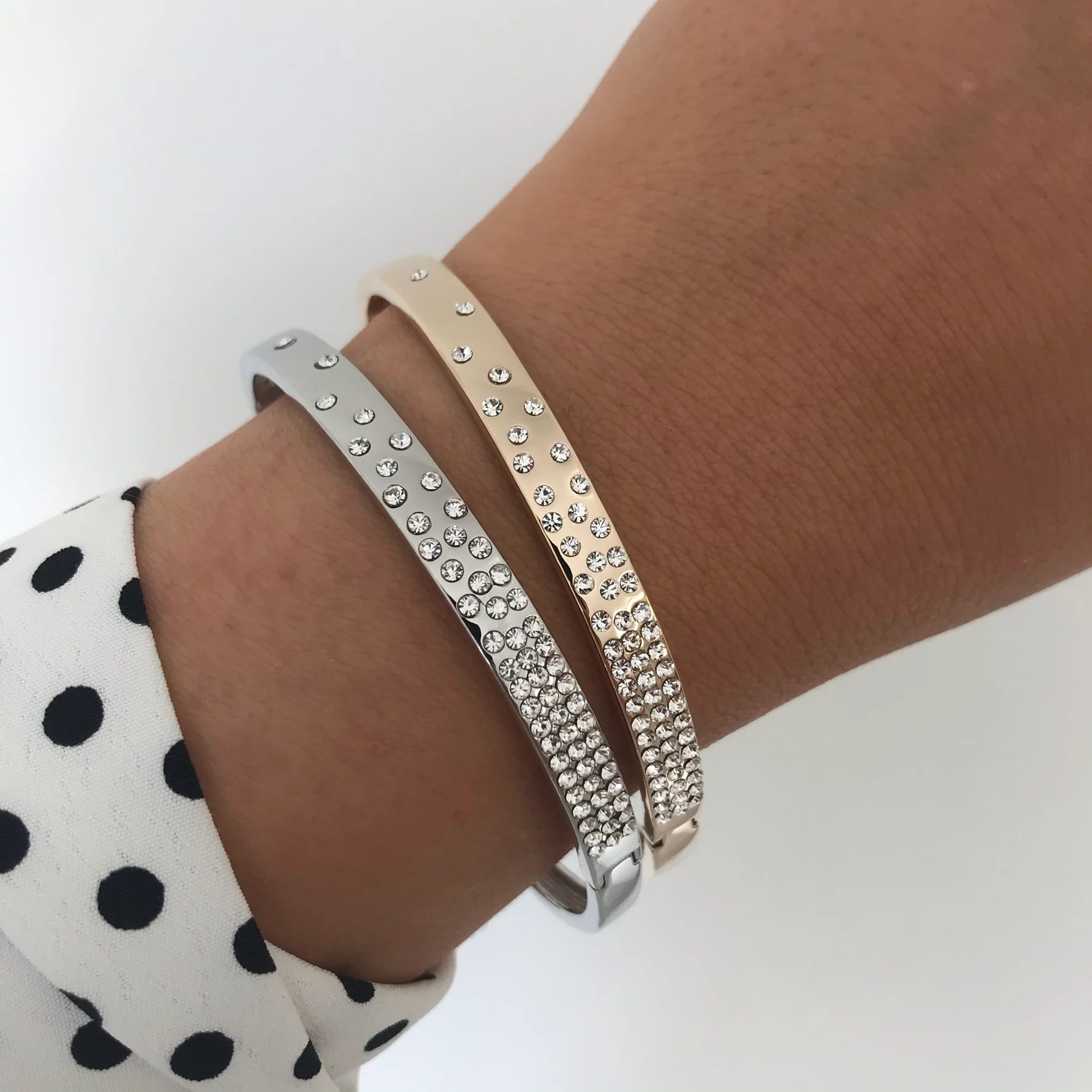 Absolute Sparkler Bangle - Silver - Image 5