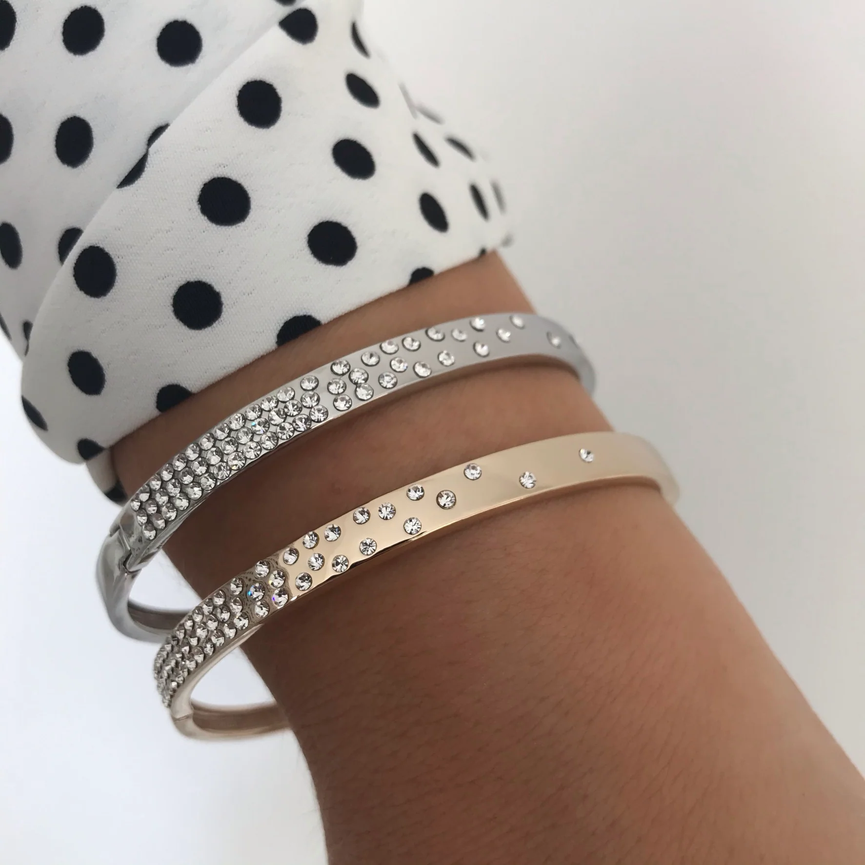 Absolute Sparkler Bangle - Silver - Image 6
