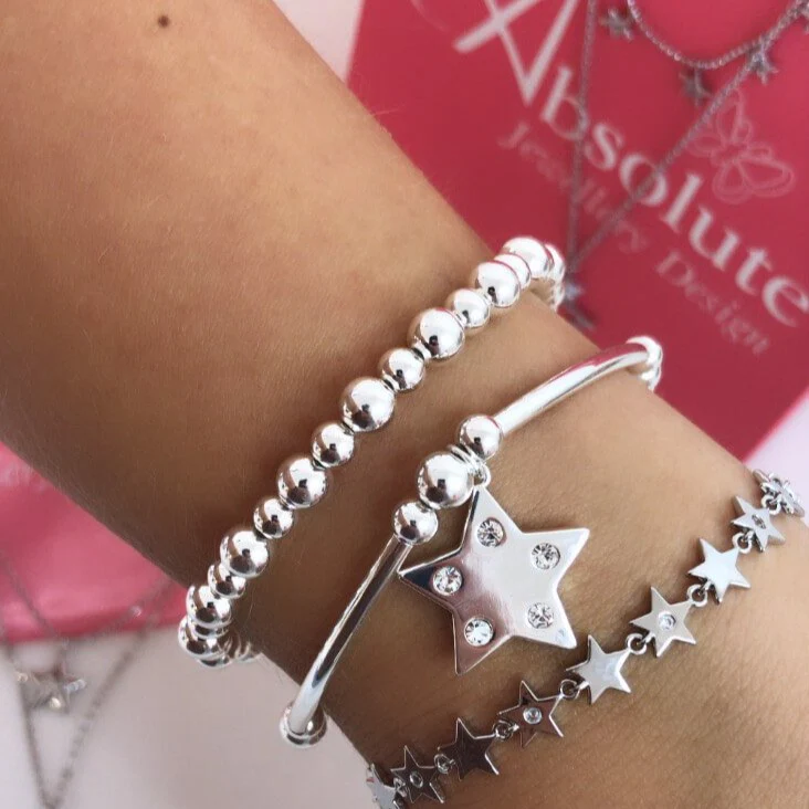 Absolute Star Beaded Bracelet - Silver - Image 2