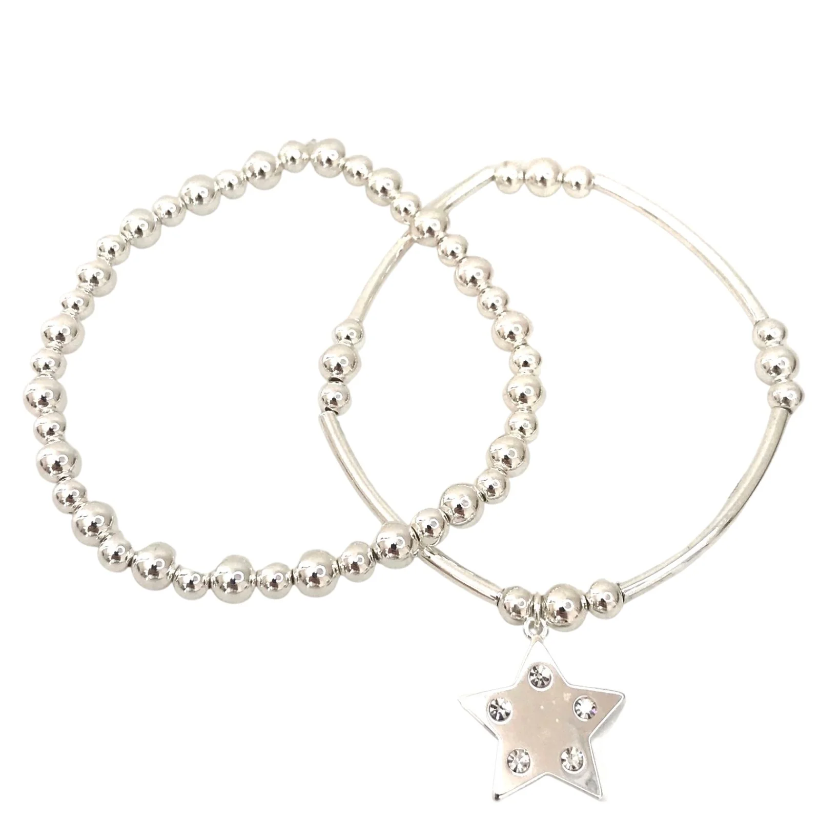Absolute Star Beaded Bracelet - Silver - Image 3