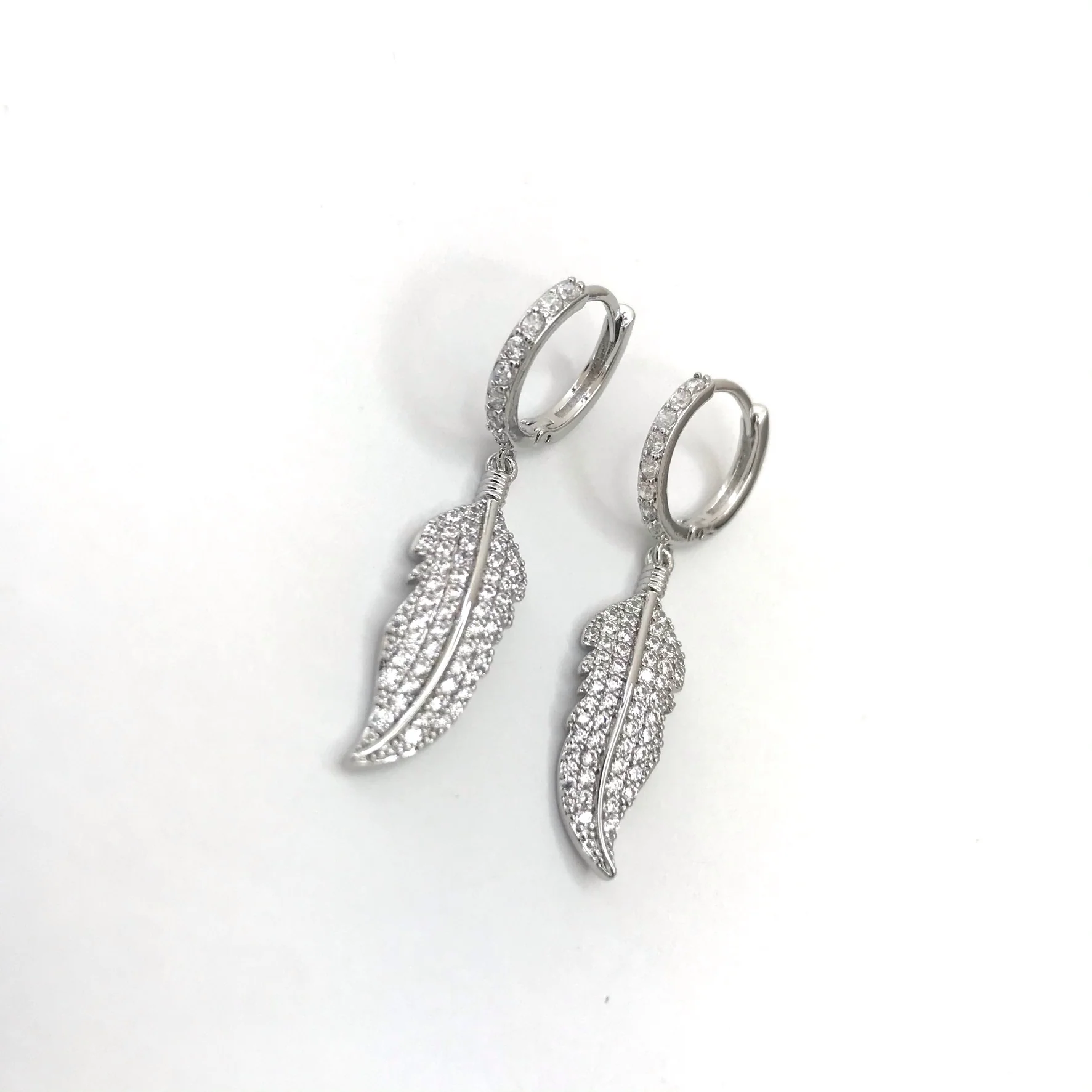 Absolute Floaty Feather Earrings - Silver - Image 4