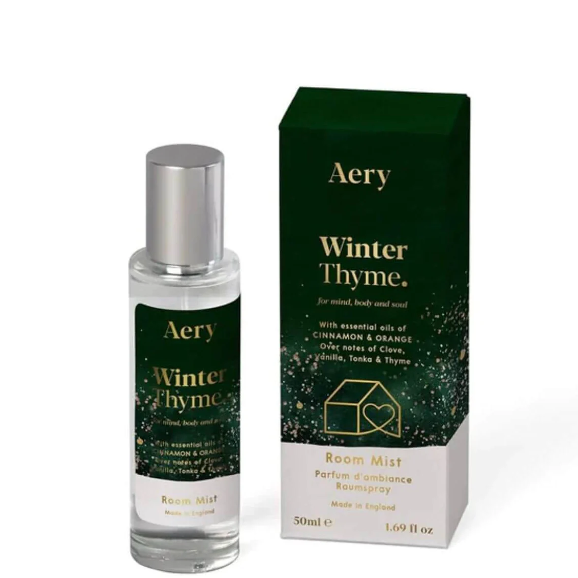 Aery Winter Thyme Room Mist - Cinnamon, Orange & Clove
