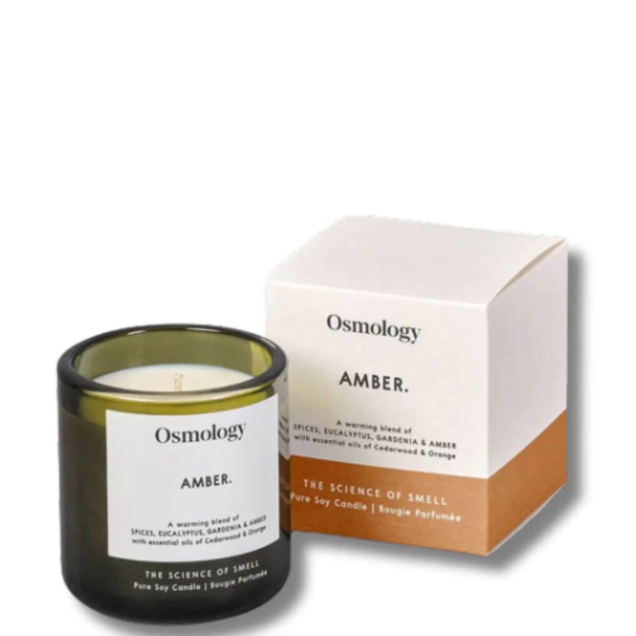 Osmology by Aery Amber Scented Candle - Spices, Eucalyptus, Gardenia & Amber