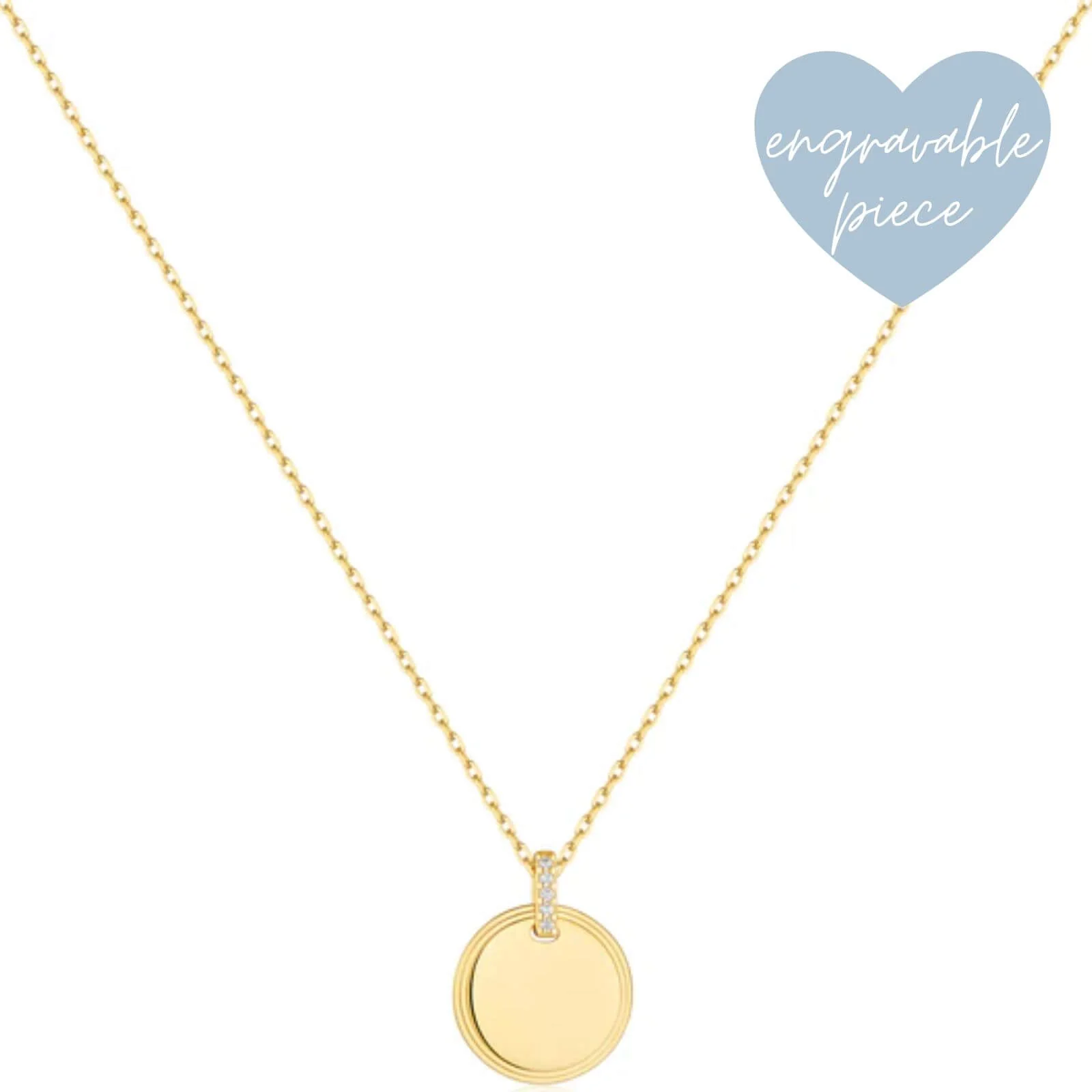 Ania Haie Chic Creator Gold Disc Necklace - Image 2