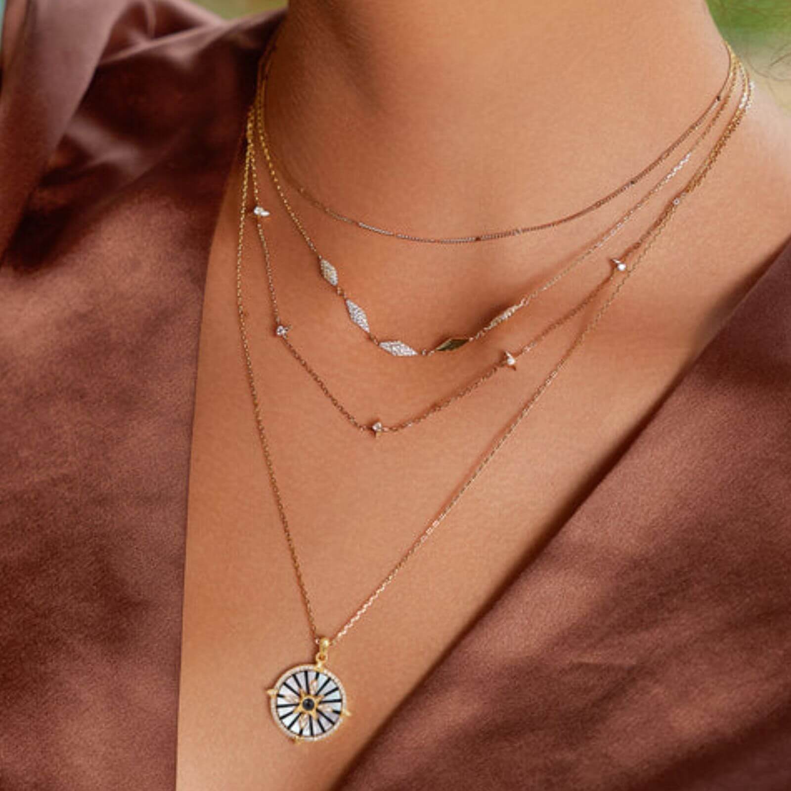 Ania Haie Dusk Divas Gold Stars Station Necklace - Image 2