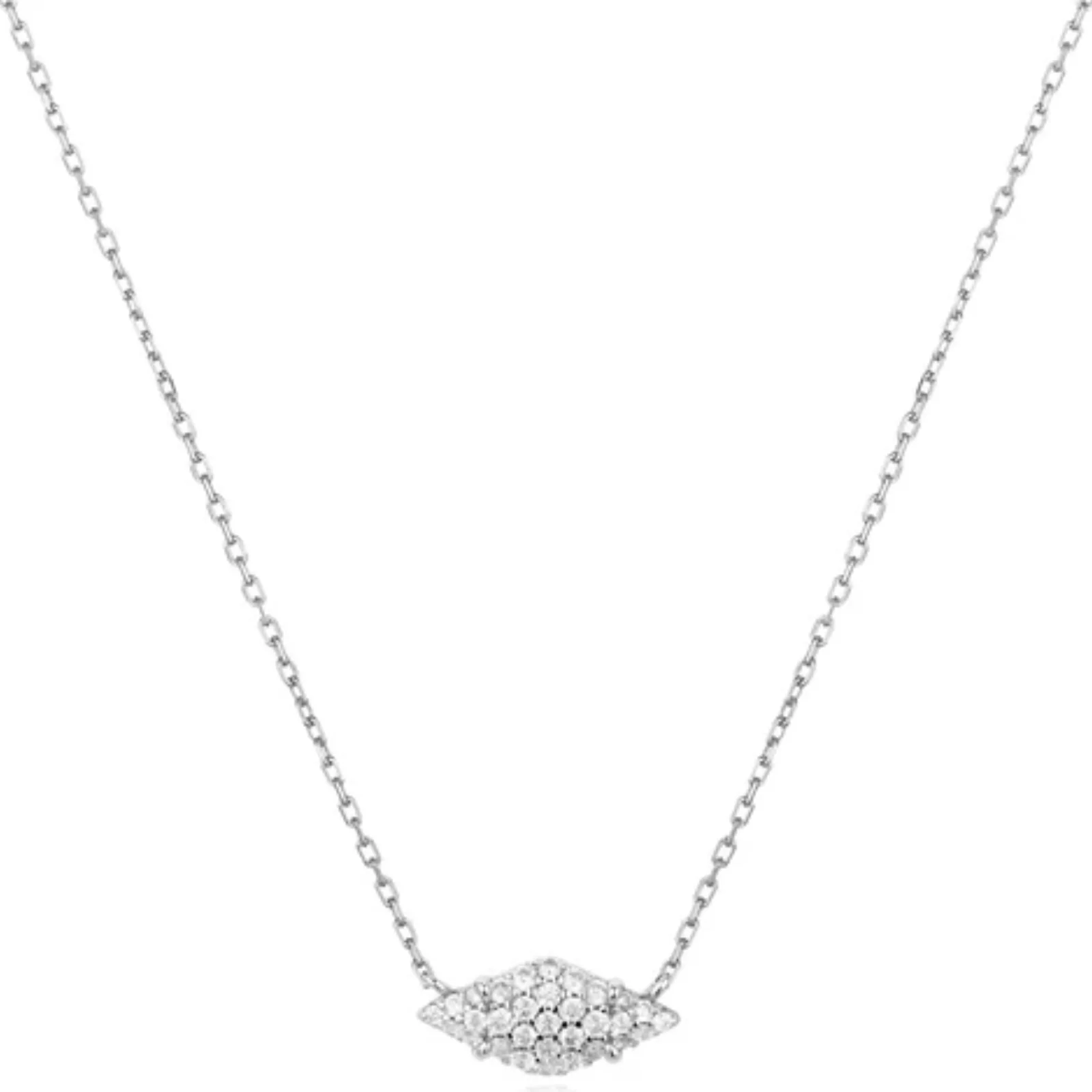 Ania Haie Dusk Divas Silver Pave Sparkle Necklace