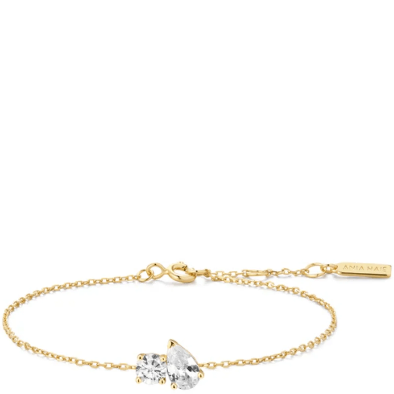 Ania Haie Glimmer Glow Gold Toi & Moi Bracelet