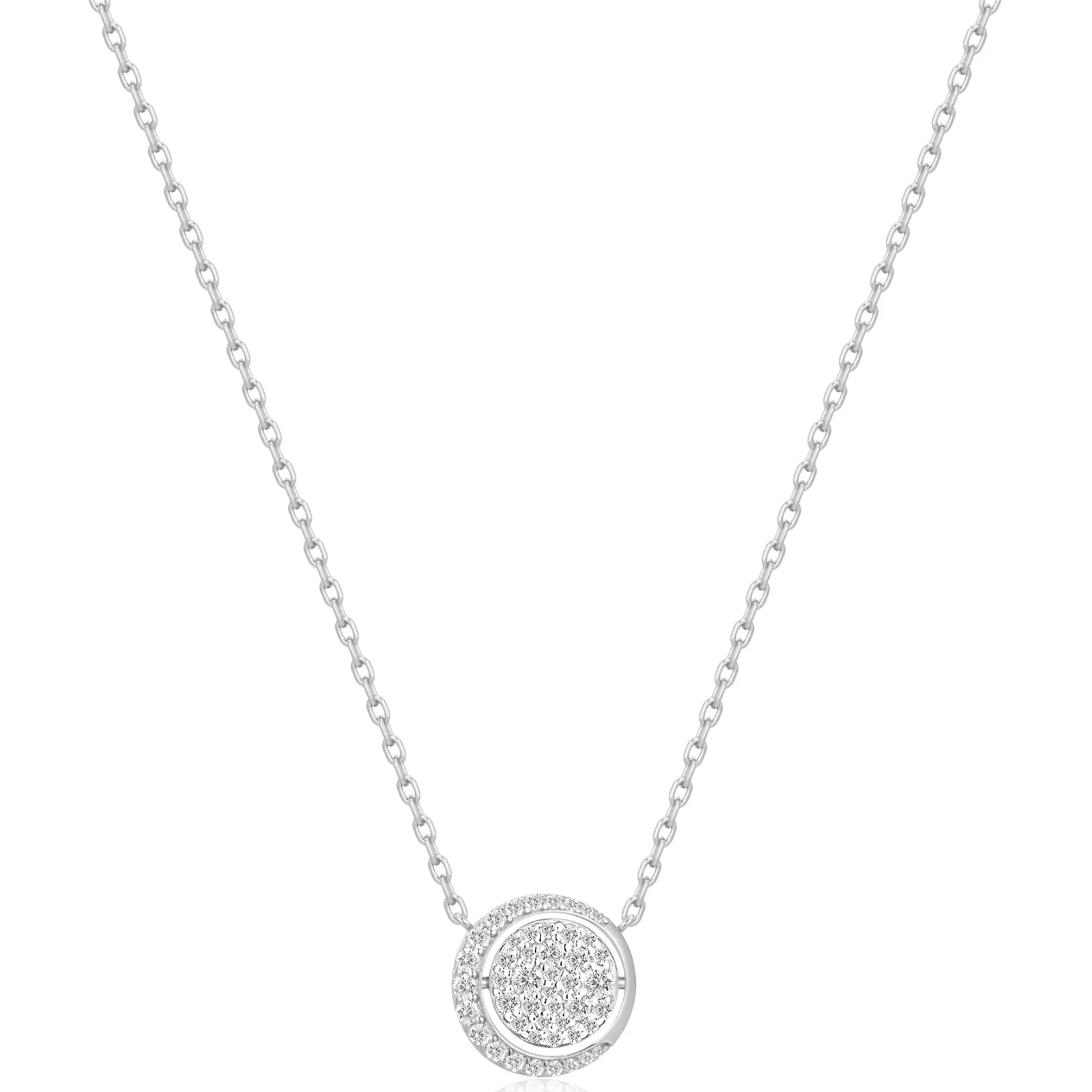 Ania Haie Luna Gaze Reversible Pave Moon Necklace - Image 3