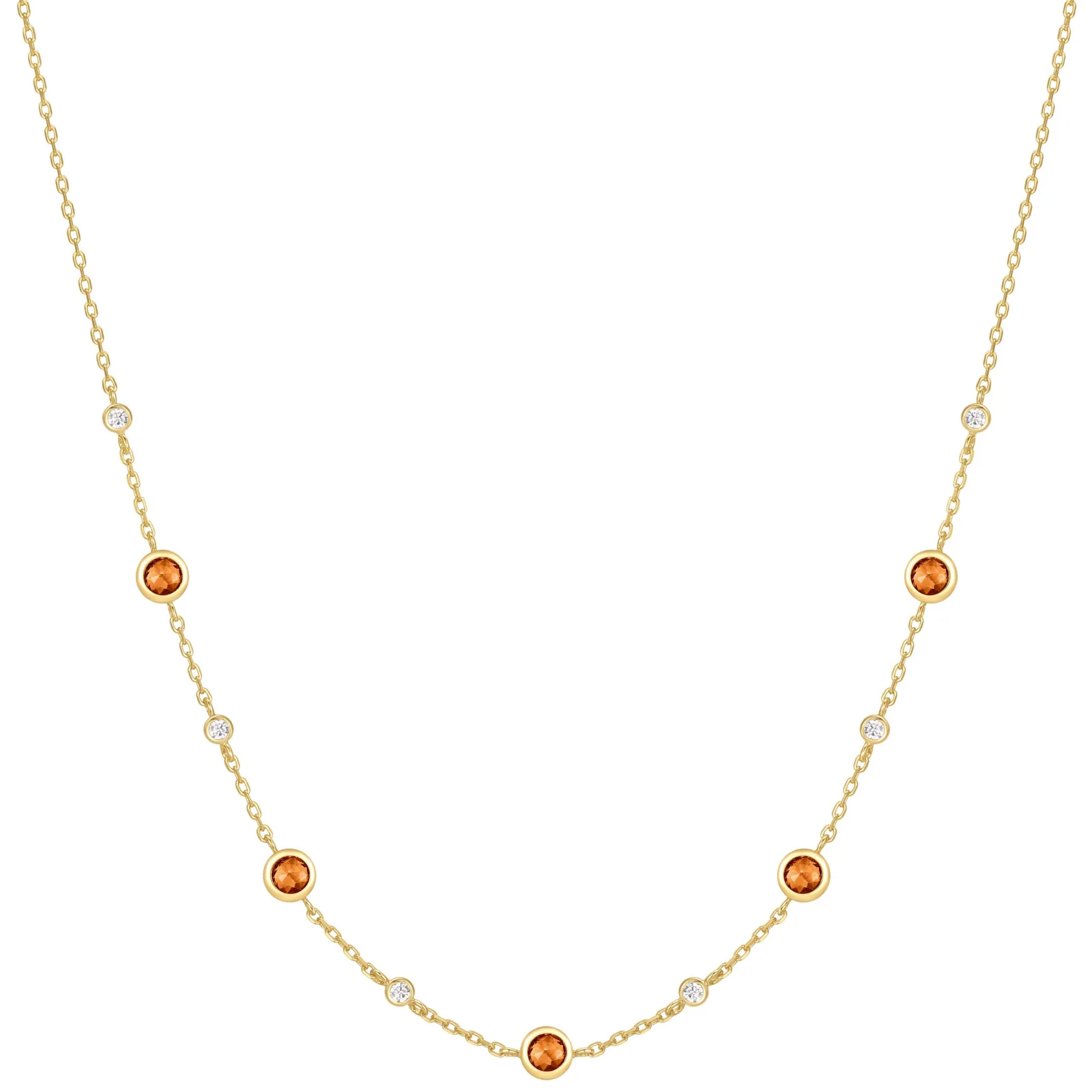 Ania Haie Melodic Poet Gold Nano Gem Necklace