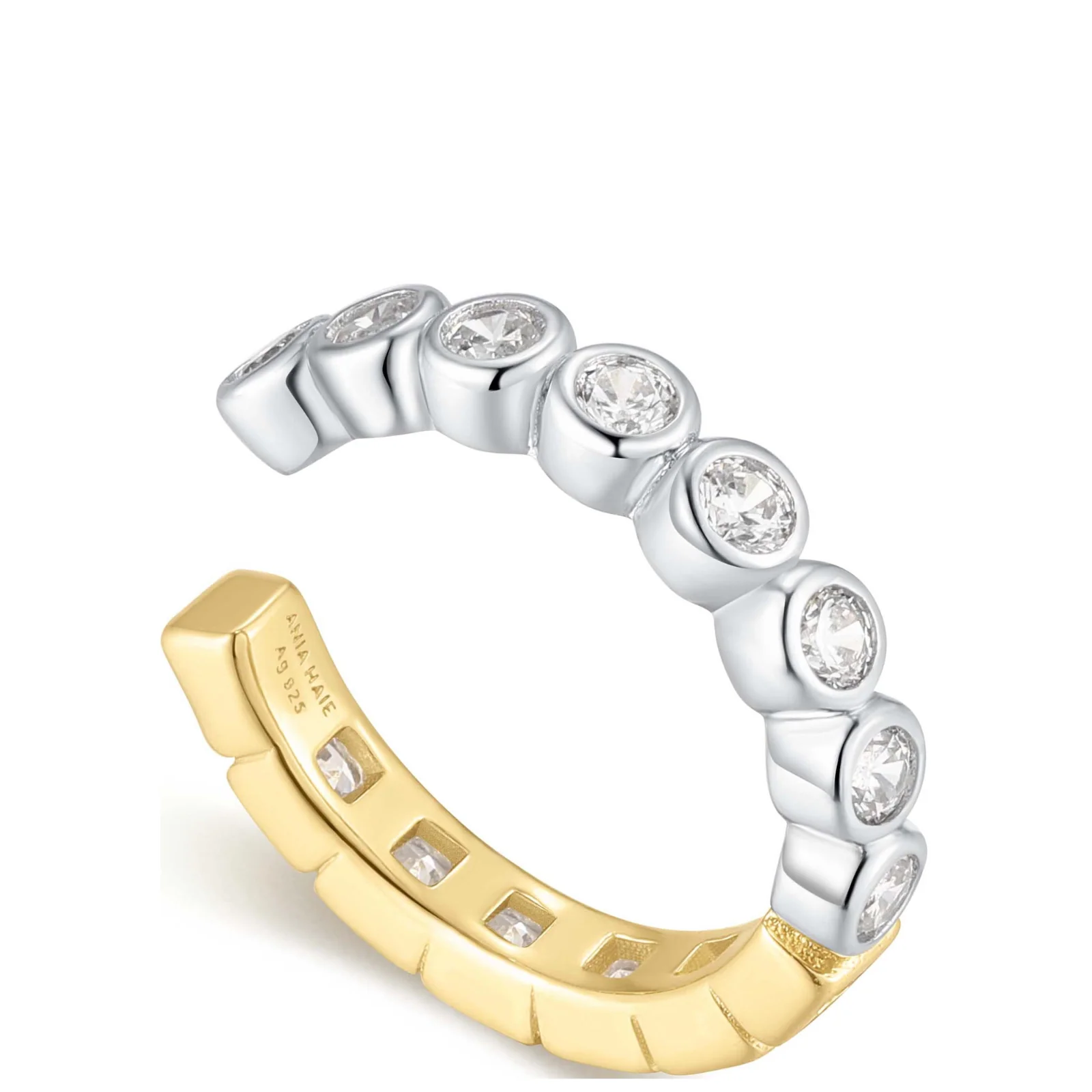 Ania Haie Melodic Poet Two Tone Bezel Ear Cuff - Image 2