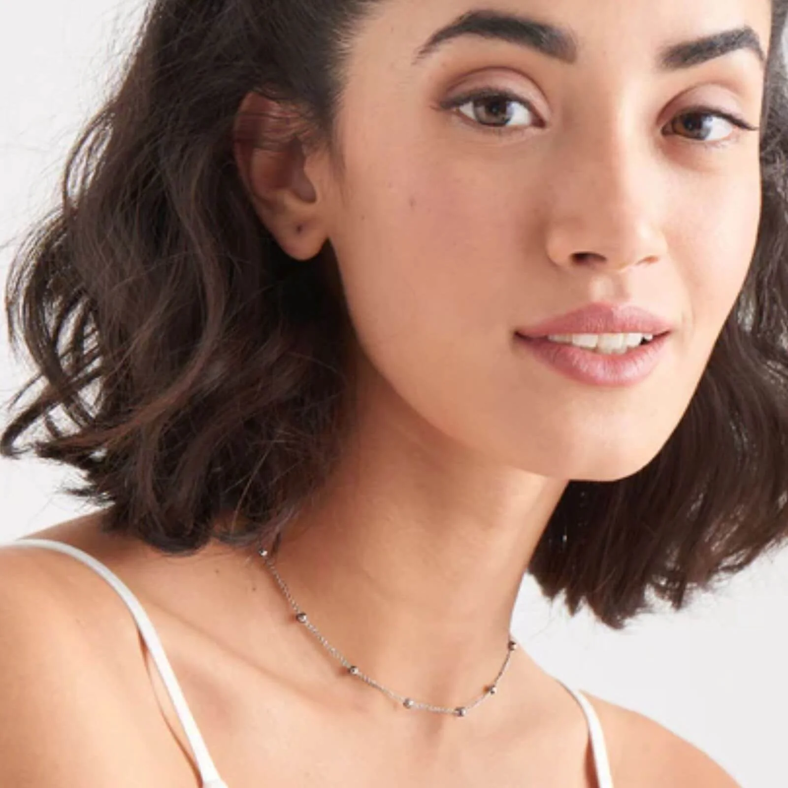 Ania Haie Modern Bead Silver Necklace - Image 2