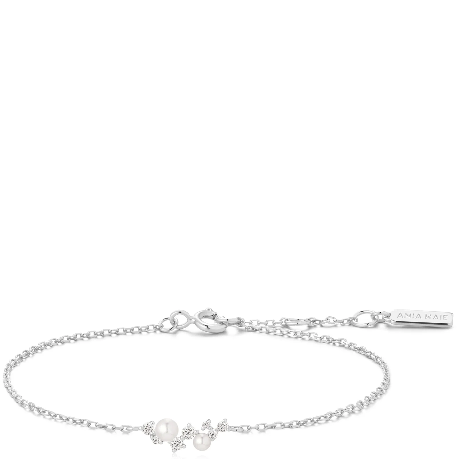 Ania Haie Starlit Drops Shell Pearl Cluster Bracelet