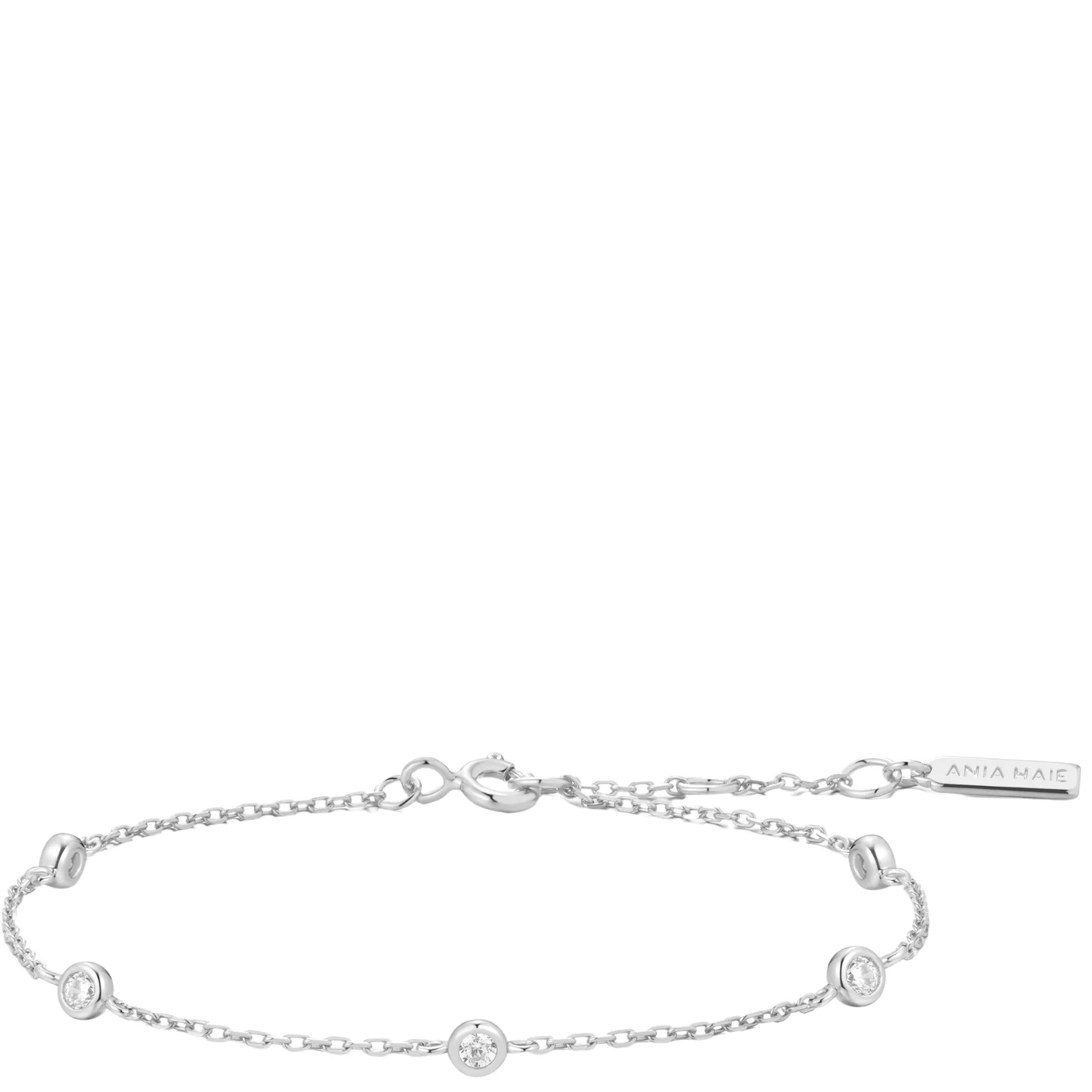 Ania Haie Starlit Drops Silver Classic Bracelet