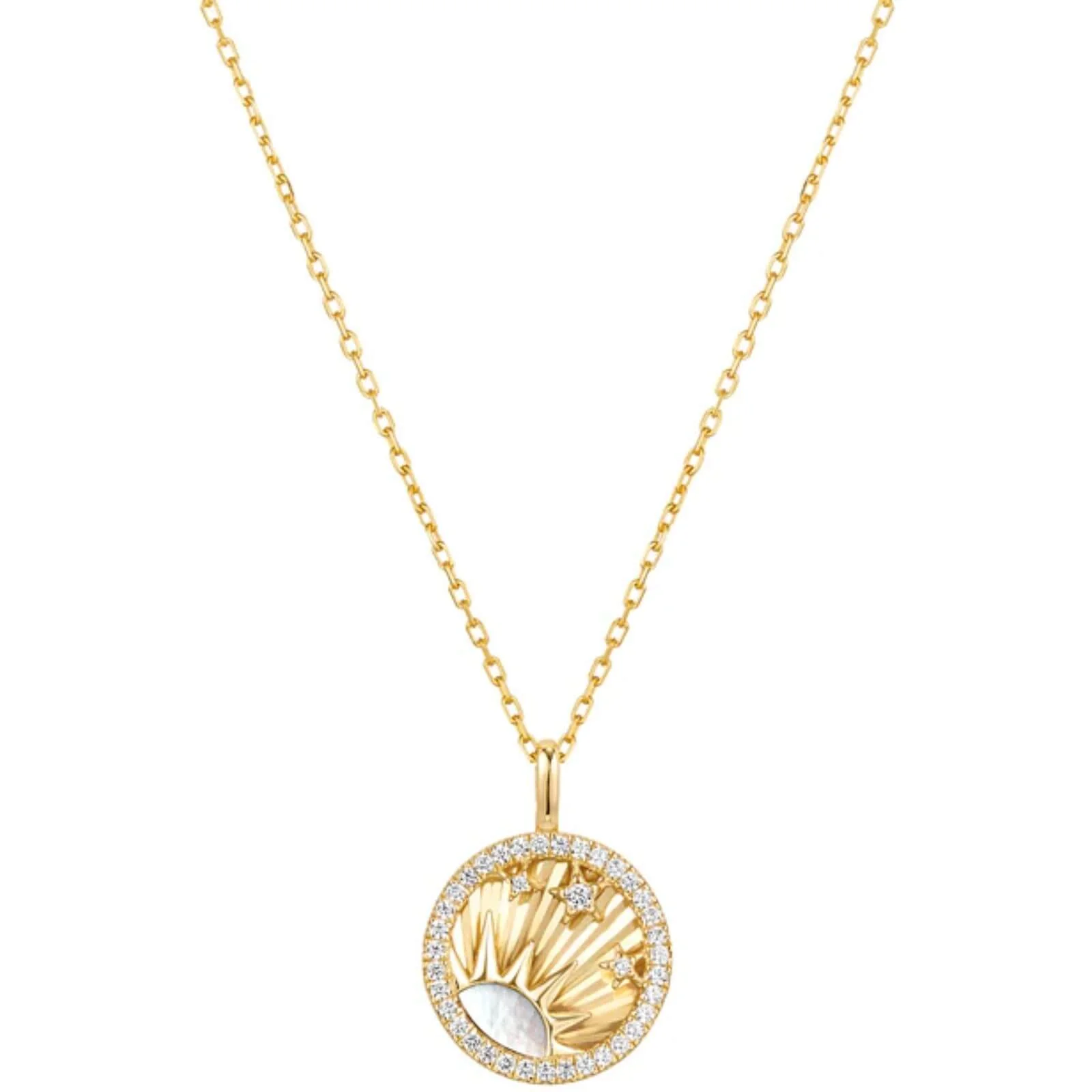 Ania Haie Sunshine Chaser Gold Sun Stars Necklace