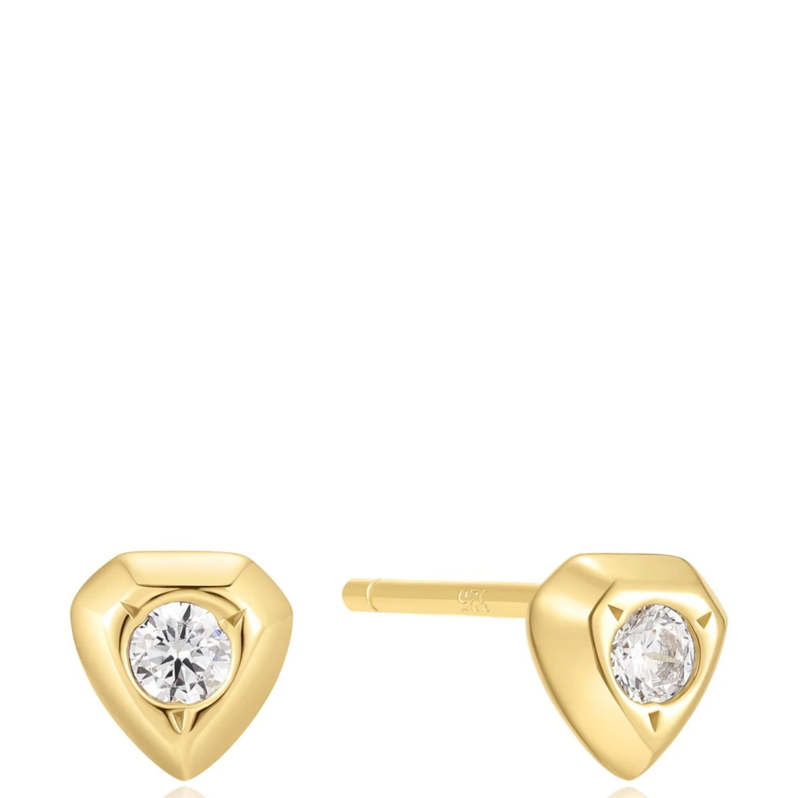 Ania Haie Trailblazer Gold Stud Earrings
