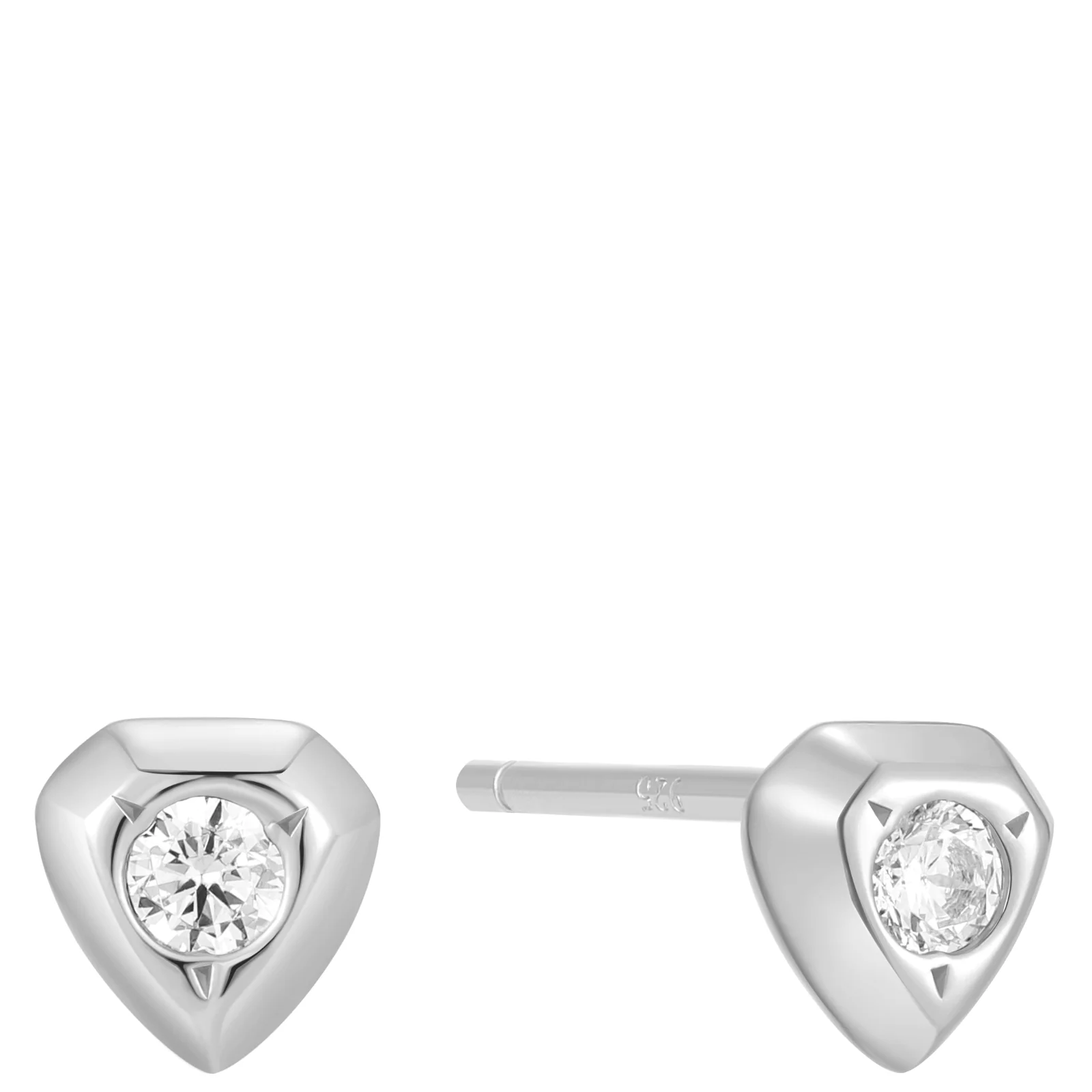 Ania Haie Trailblazer Silver Stud Earrings