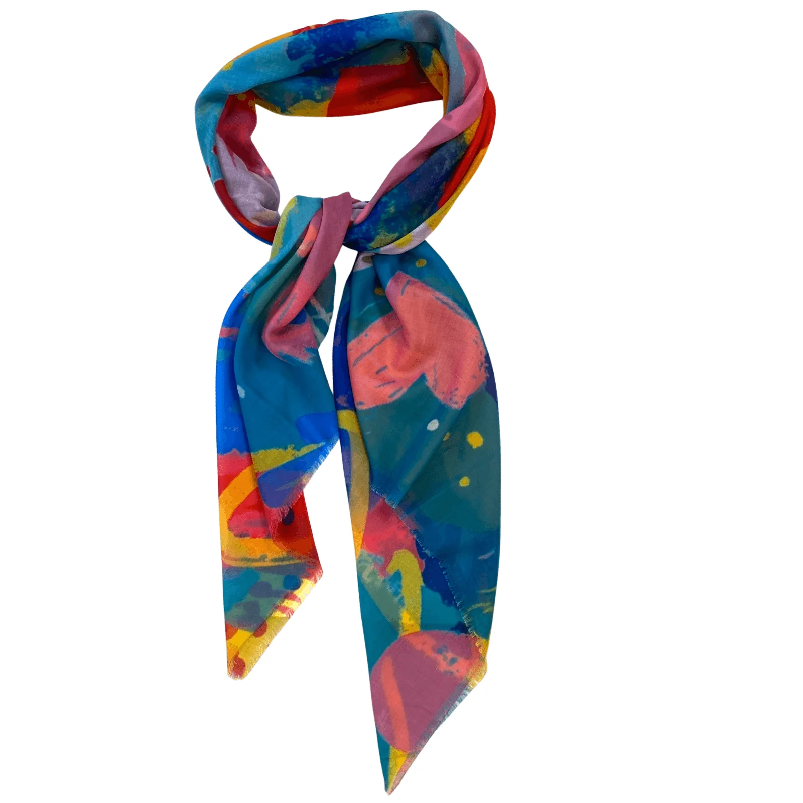 Artistic Love Heart Square Scarf - Image 2
