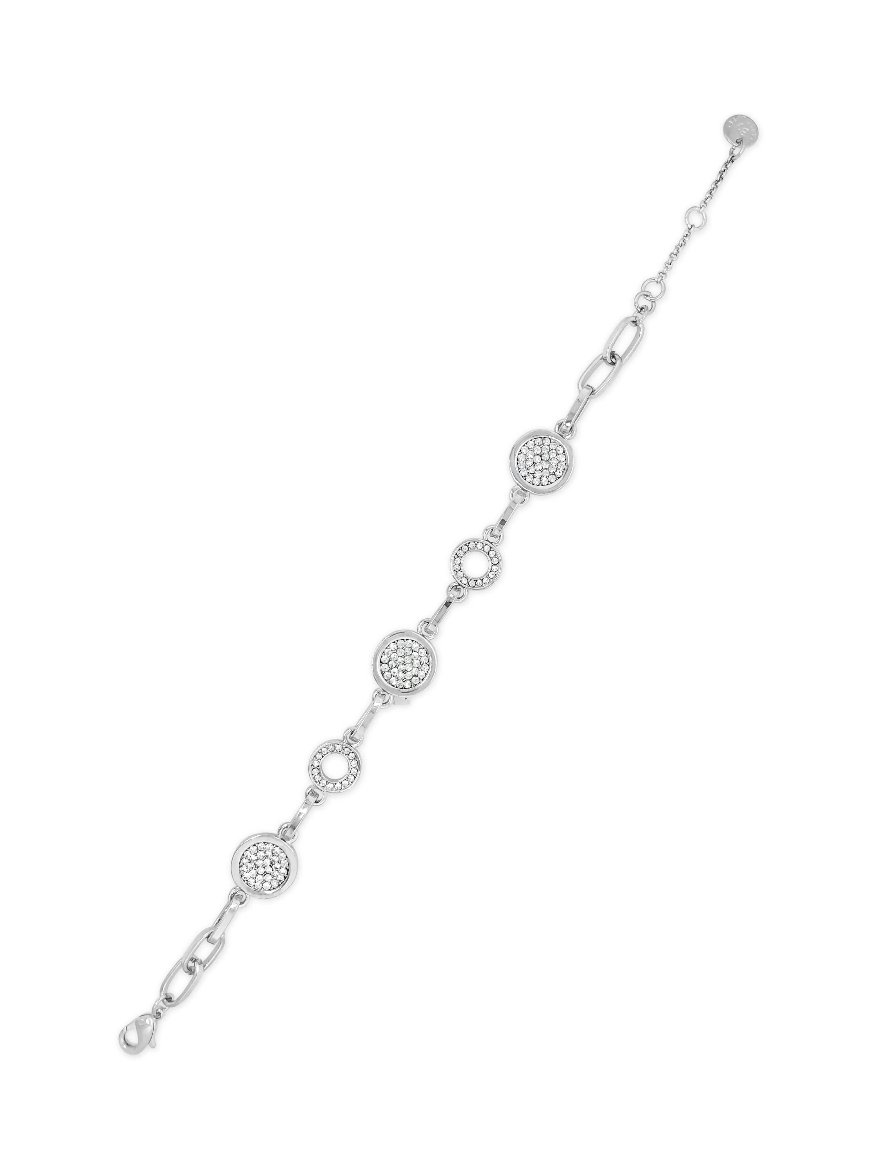 Absolute Silver Circle Disc Bracelet - Image 2