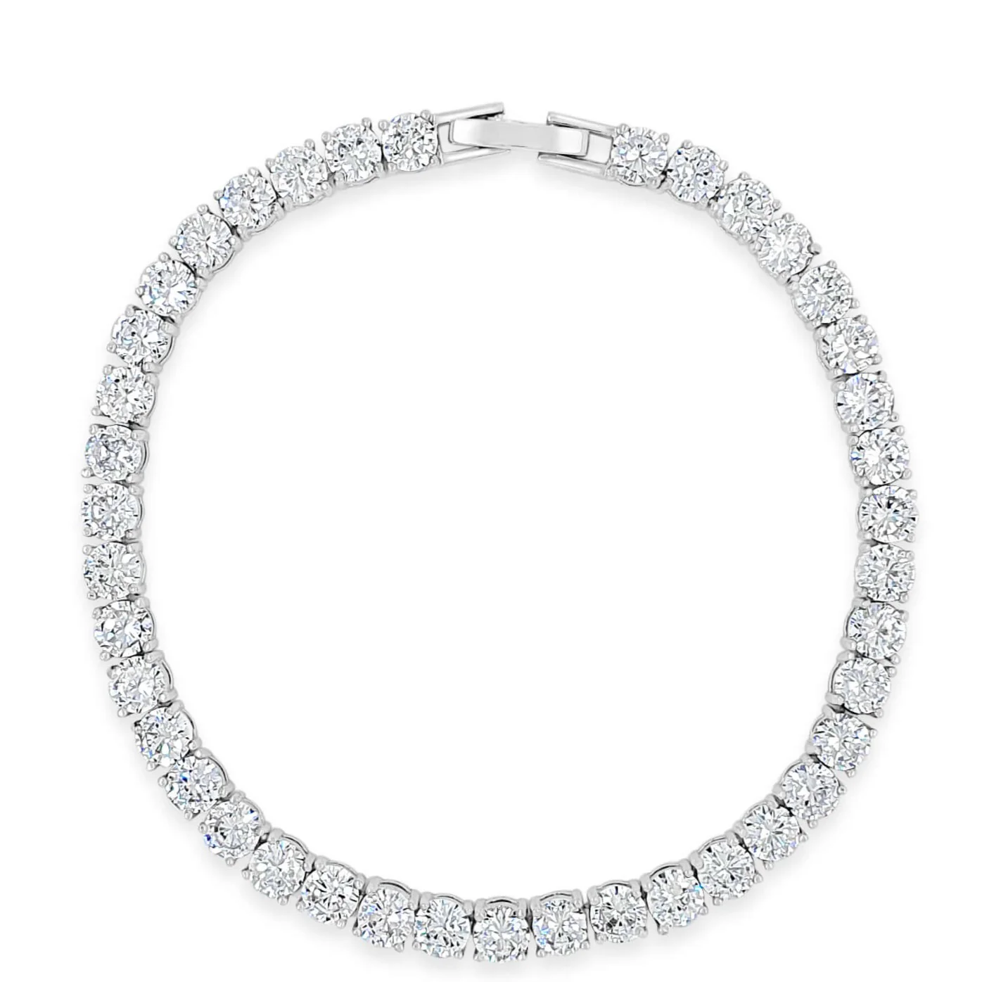 Absolute Silver Tennis Bracelet