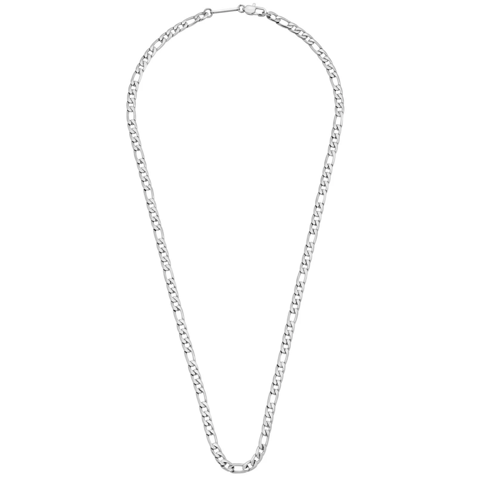 Bartlett Gents Figaro Chain Silver Necklace