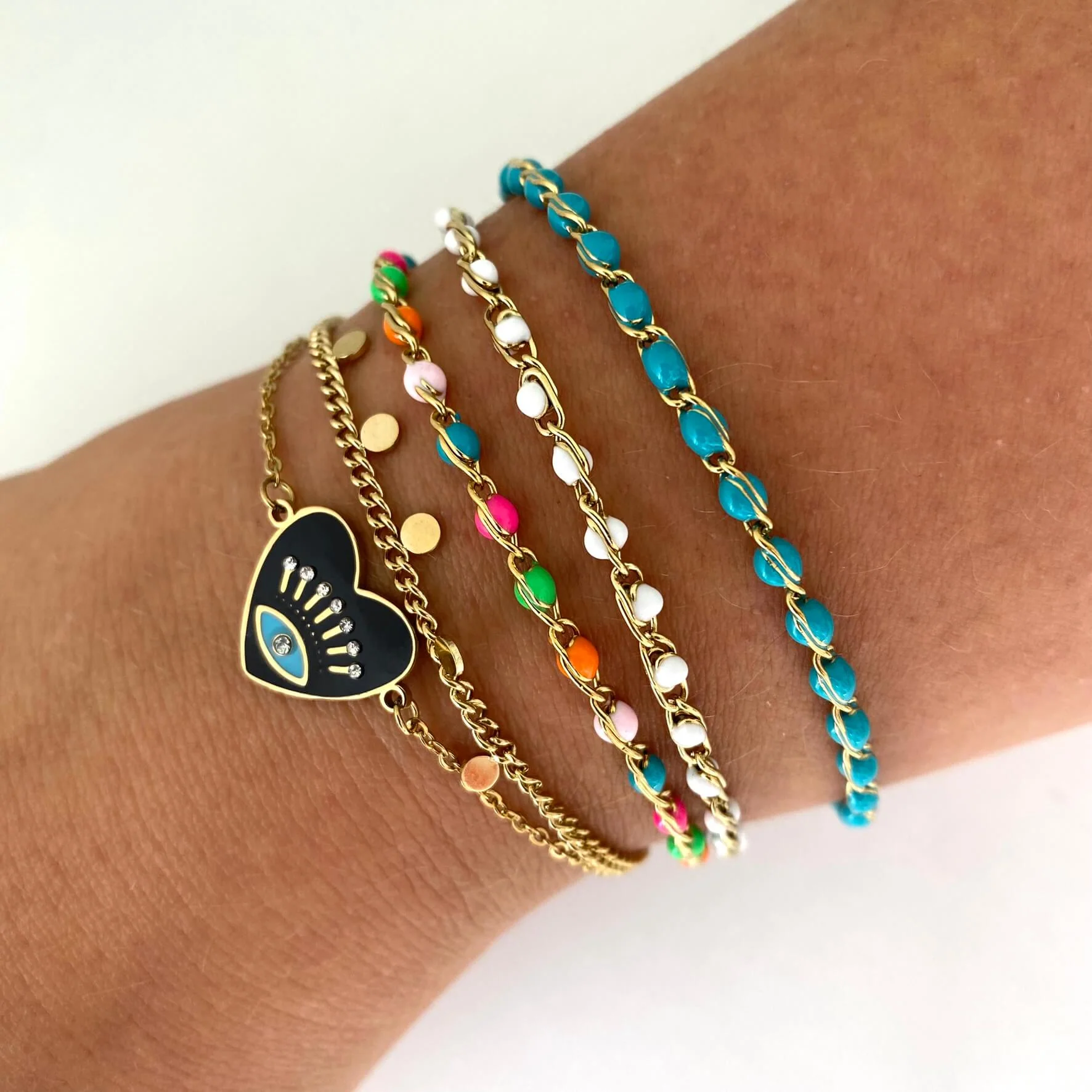 BeJeweled At Soul Friendship Beaded Bracelet Pair - Image 2