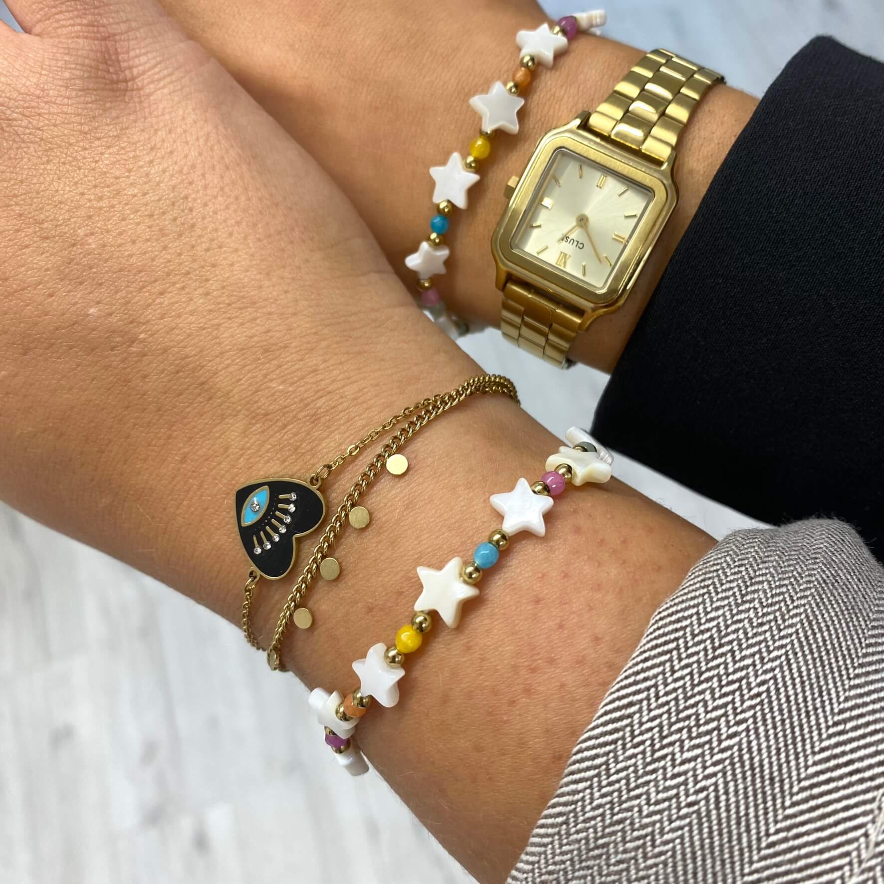 BeJeweled At Soul Friendship Star Bead Bracelet Pair - Image 2