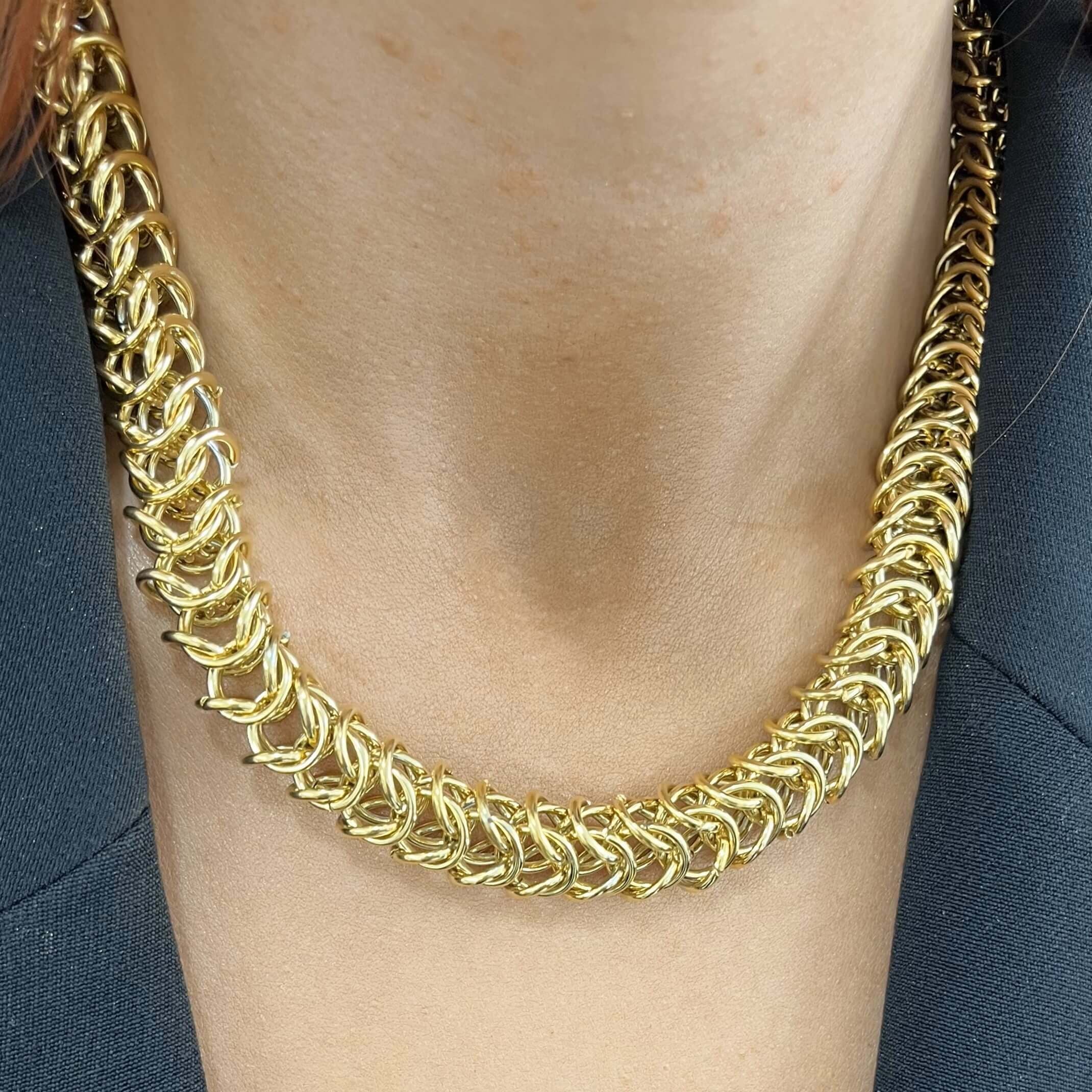 BeJeweled At Soul Gold Multi Link Necklace