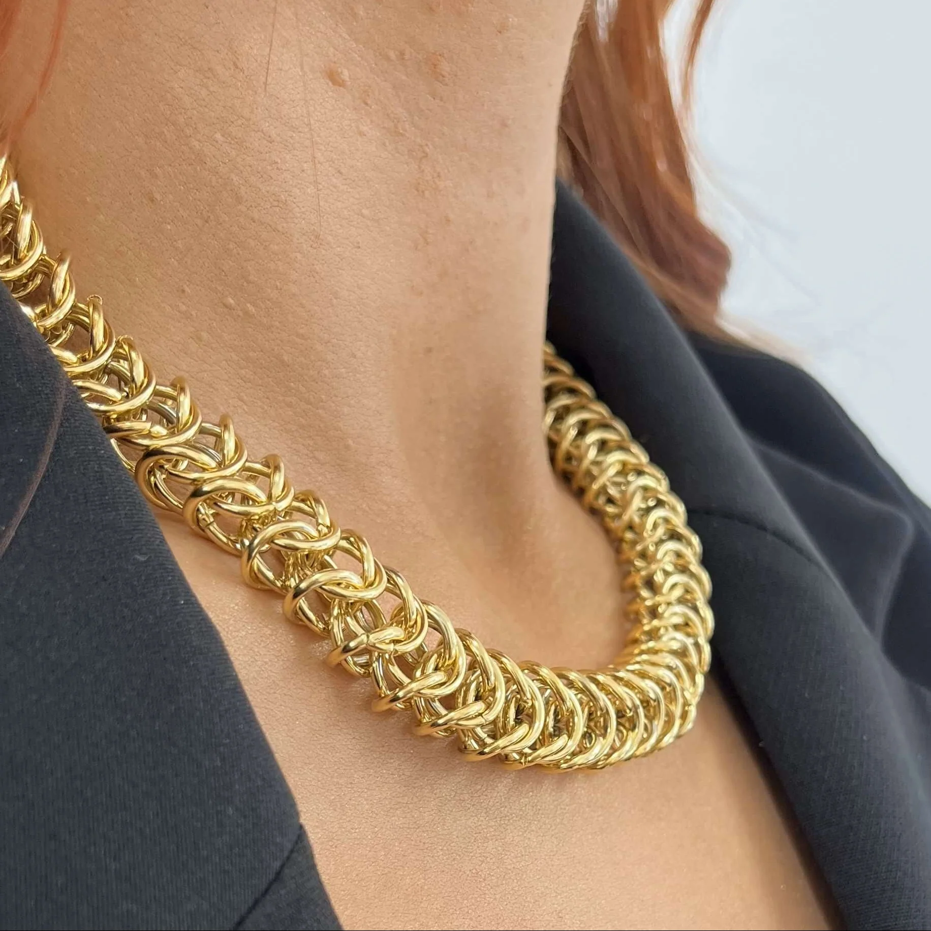 BeJeweled At Soul Gold Multi Link Necklace - Image 2