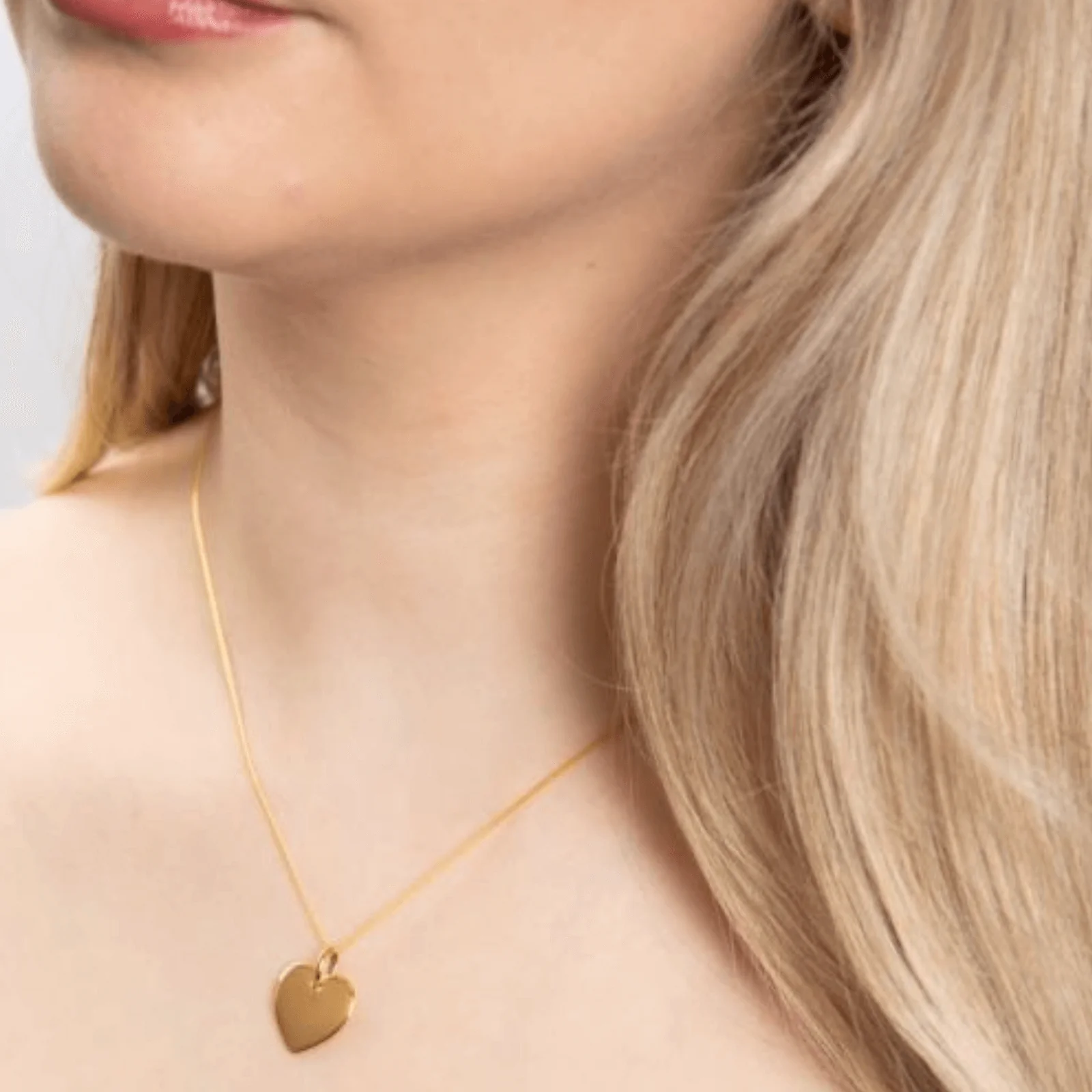 BeJeweled Bespoke Gold Heart Pendant - Image 2