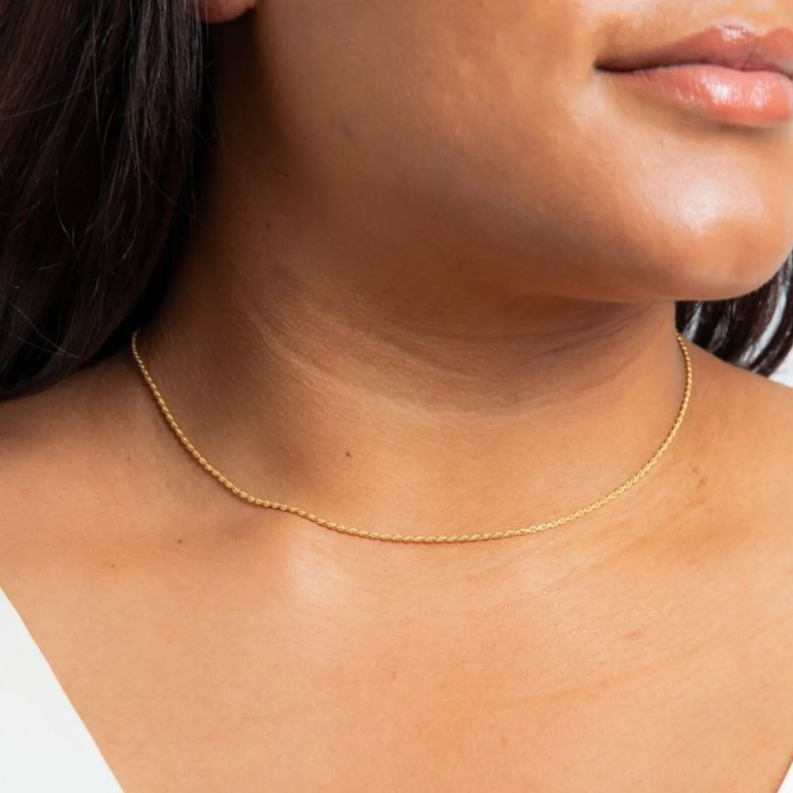 BeJeweled Bespoke Gold Twist Rope Chain - Image 2