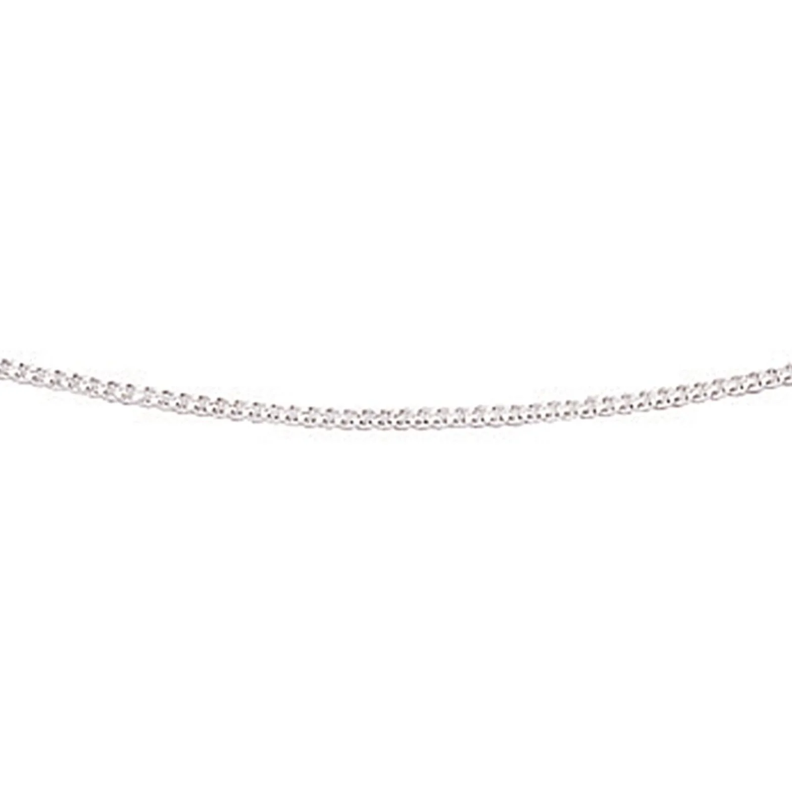 BeJeweled Bespoke Silver Dainty Curb Chain