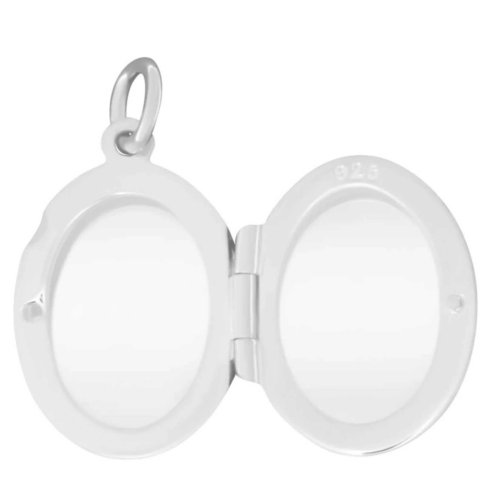 BeJeweled Bespoke Silver Oval Locket - Image 2